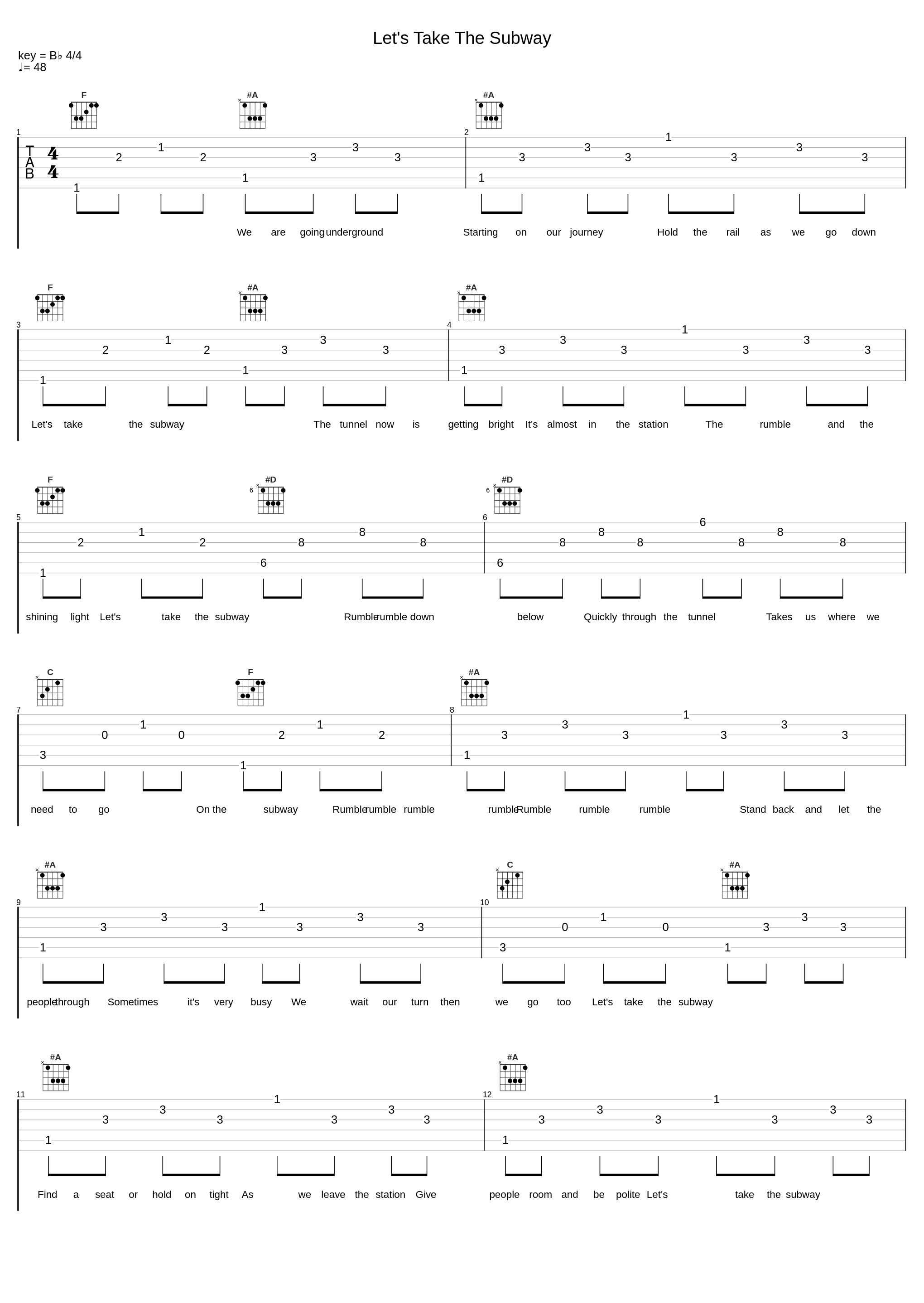 Let's Take The Subway_Super Simple Songs_1