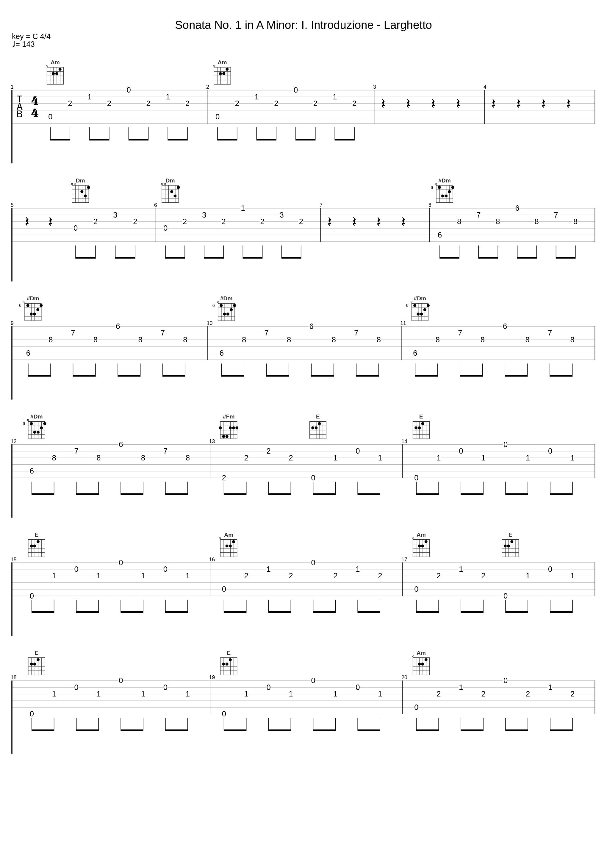 Sonata No. 1 in A Minor: I. Introduzione - Larghetto_Carlo Aonzo,René Izquierdo,Niccolò Paganini_1