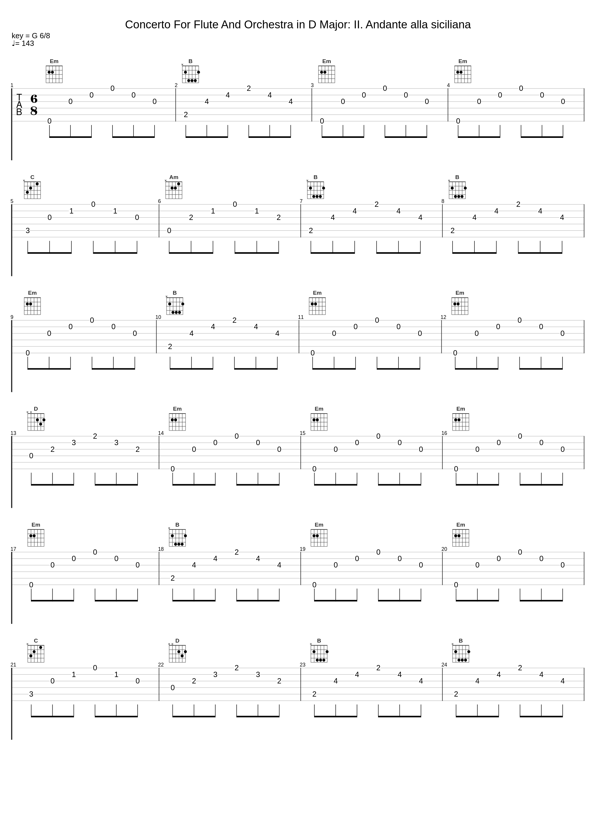 Concerto For Flute And Orchestra in D Major: II. Andante alla siciliana_Orchestra Sinfonica Abruzzese,Vittorio Antonellini,Marzio Conti,Saverio Mercadante_1