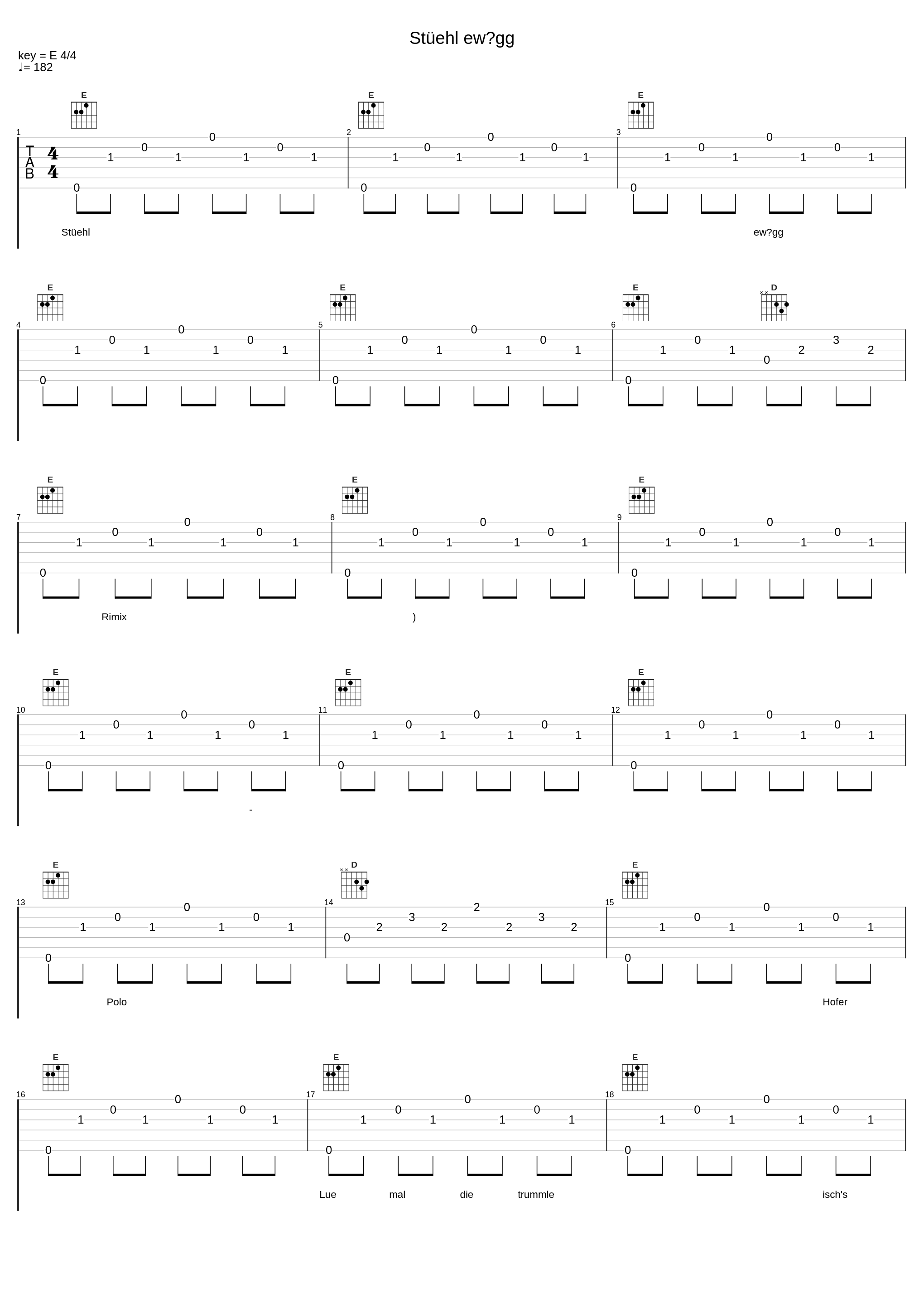 Stüehl ewägg_Polo Hofer_1