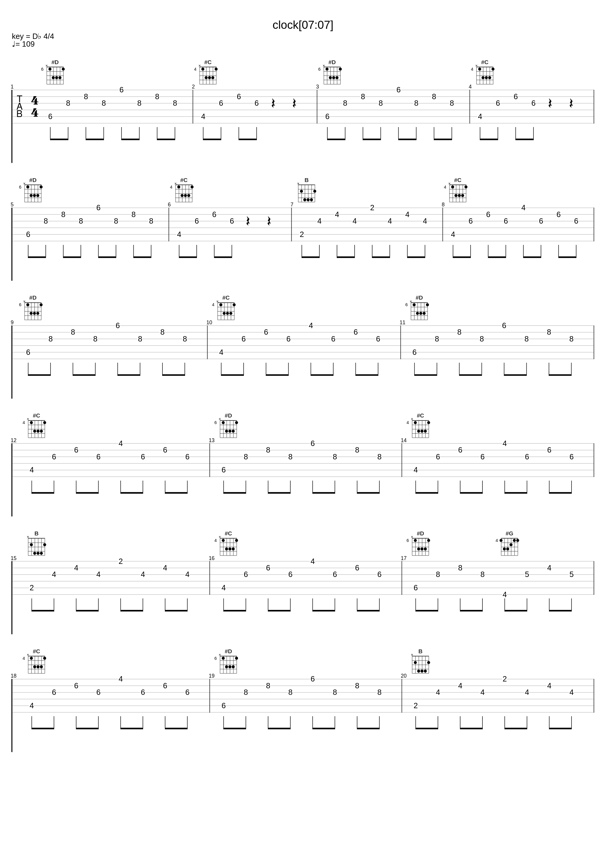 clock[07:07]_篠螺悠那_1