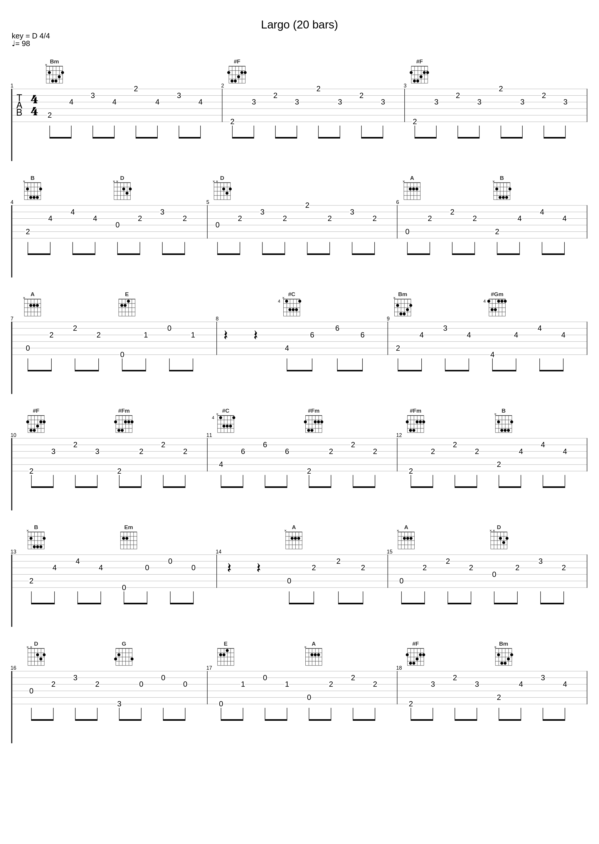 Largo (20 bars)_George Friedrich Handel_1