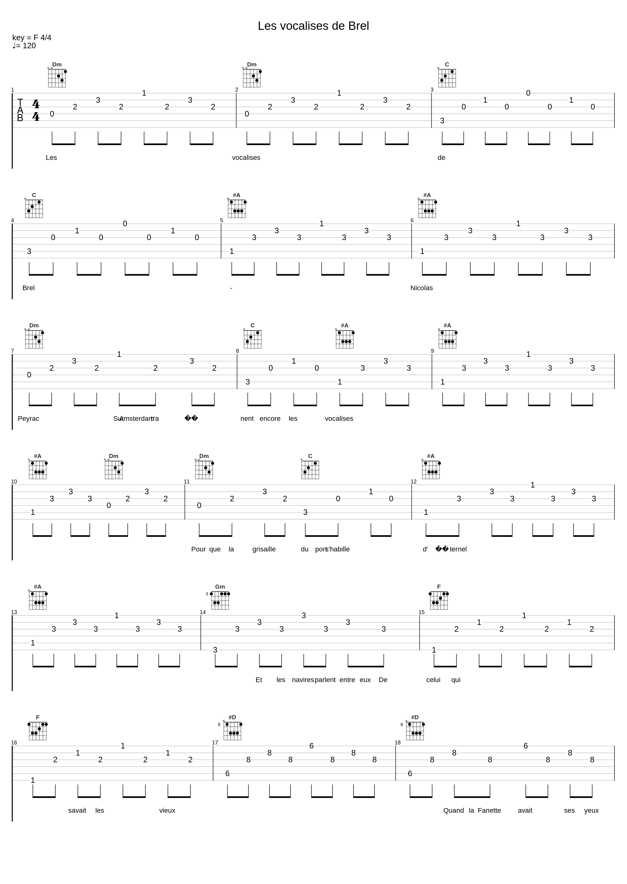 Les vocalises de Brel_Nicolas Peyrac_1