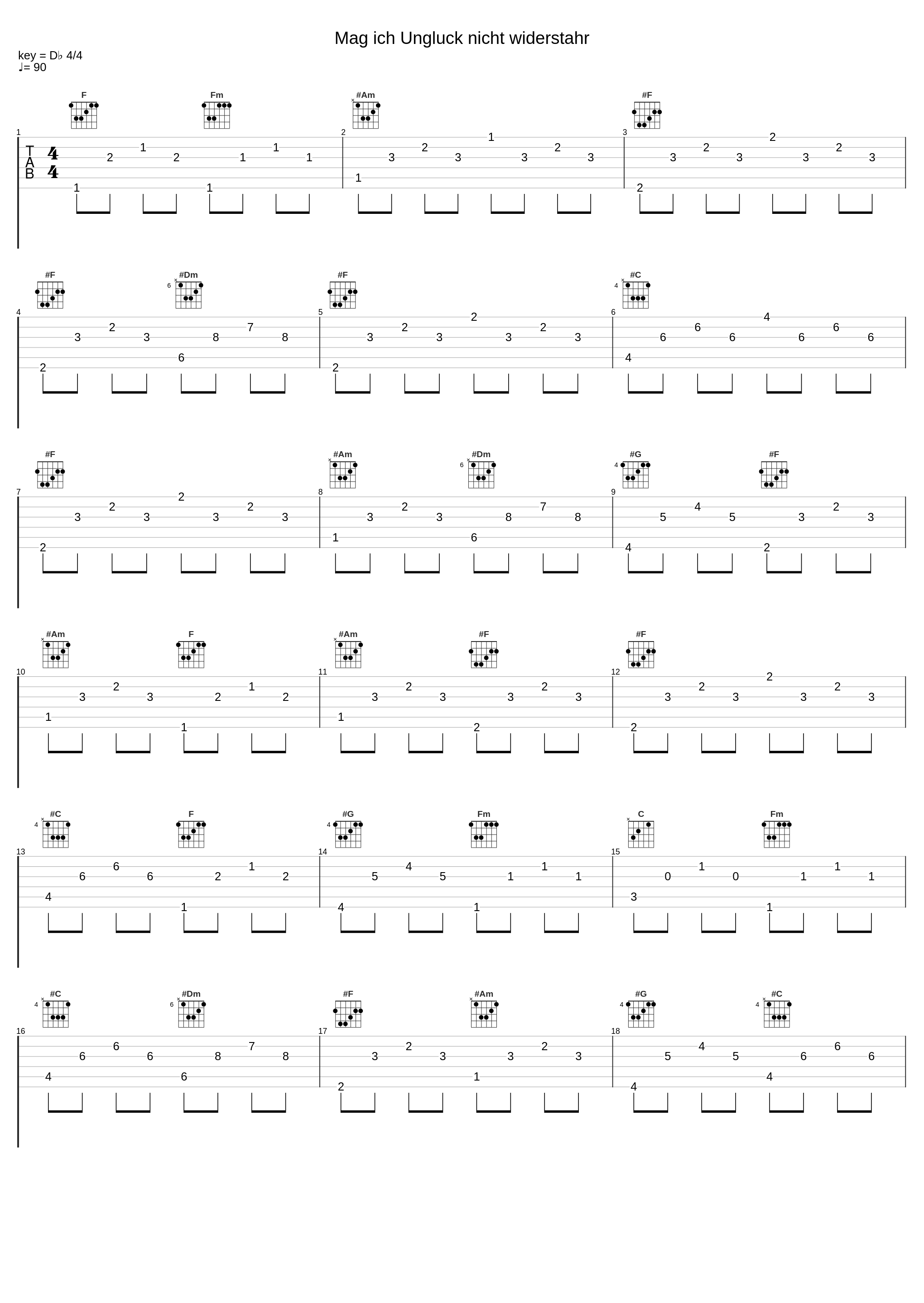 Mag ich Ungluck nicht widerstahr_Joseph Payne,Johann Pachelbel_1