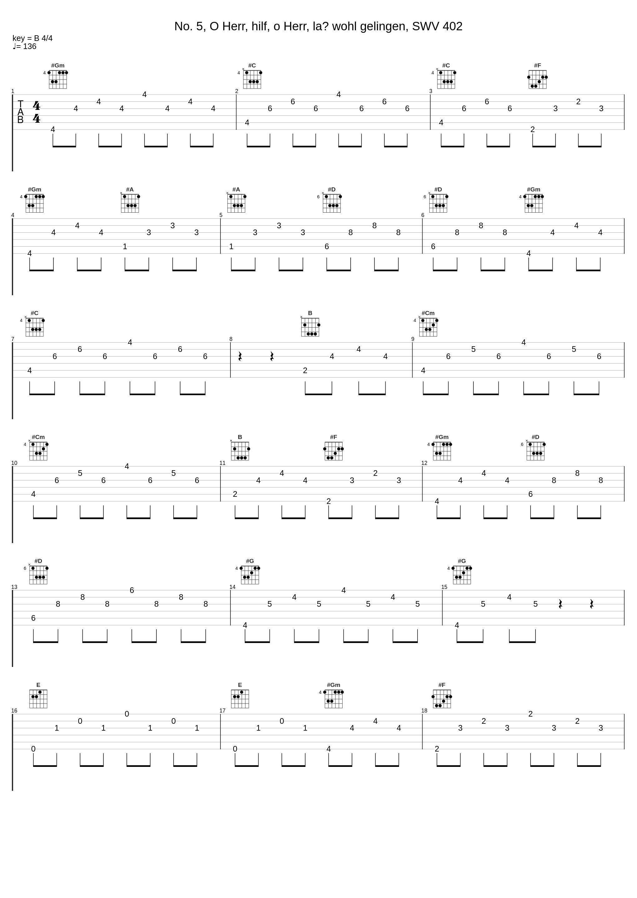 No. 5, O Herr, hilf, o Herr, laß wohl gelingen, SWV 402_Musica Fiata,Kammerchor Stuttgart,Heinrich Schütz,Frieder Bernius_1