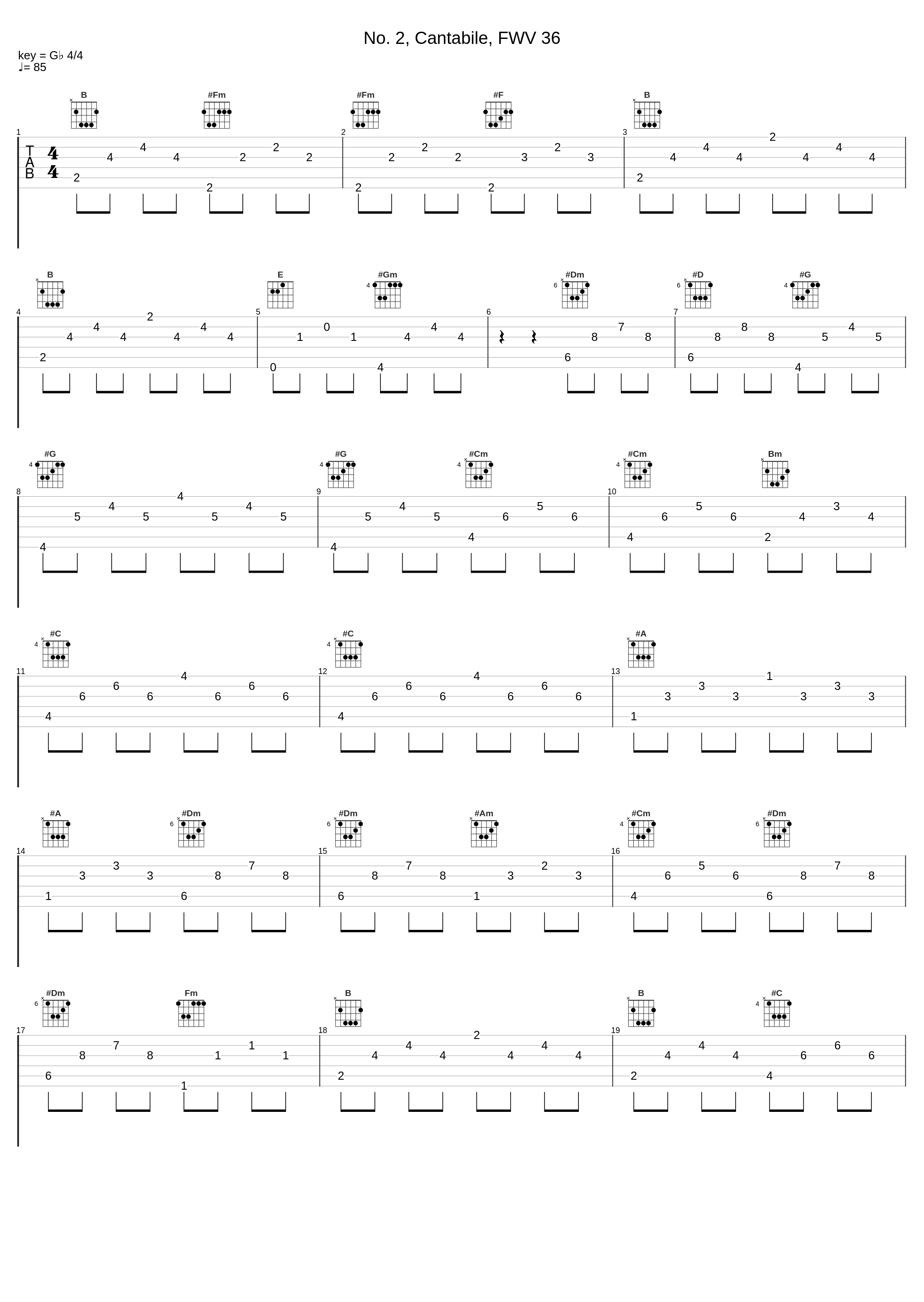 No. 2, Cantabile, FWV 36_Joris Verdin,César Franck_1