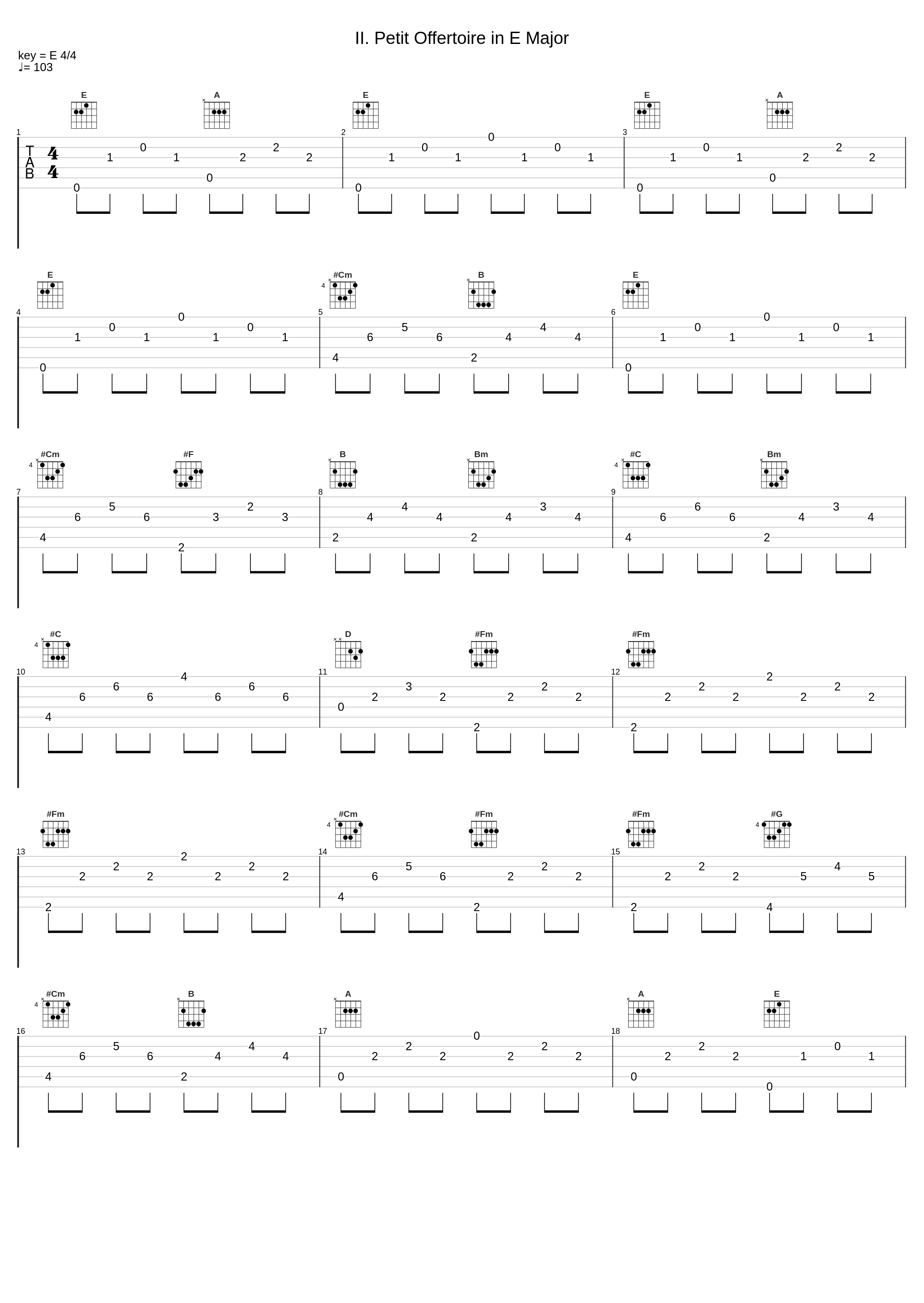 II. Petit Offertoire in E Major_Joris Verdin,César Franck_1