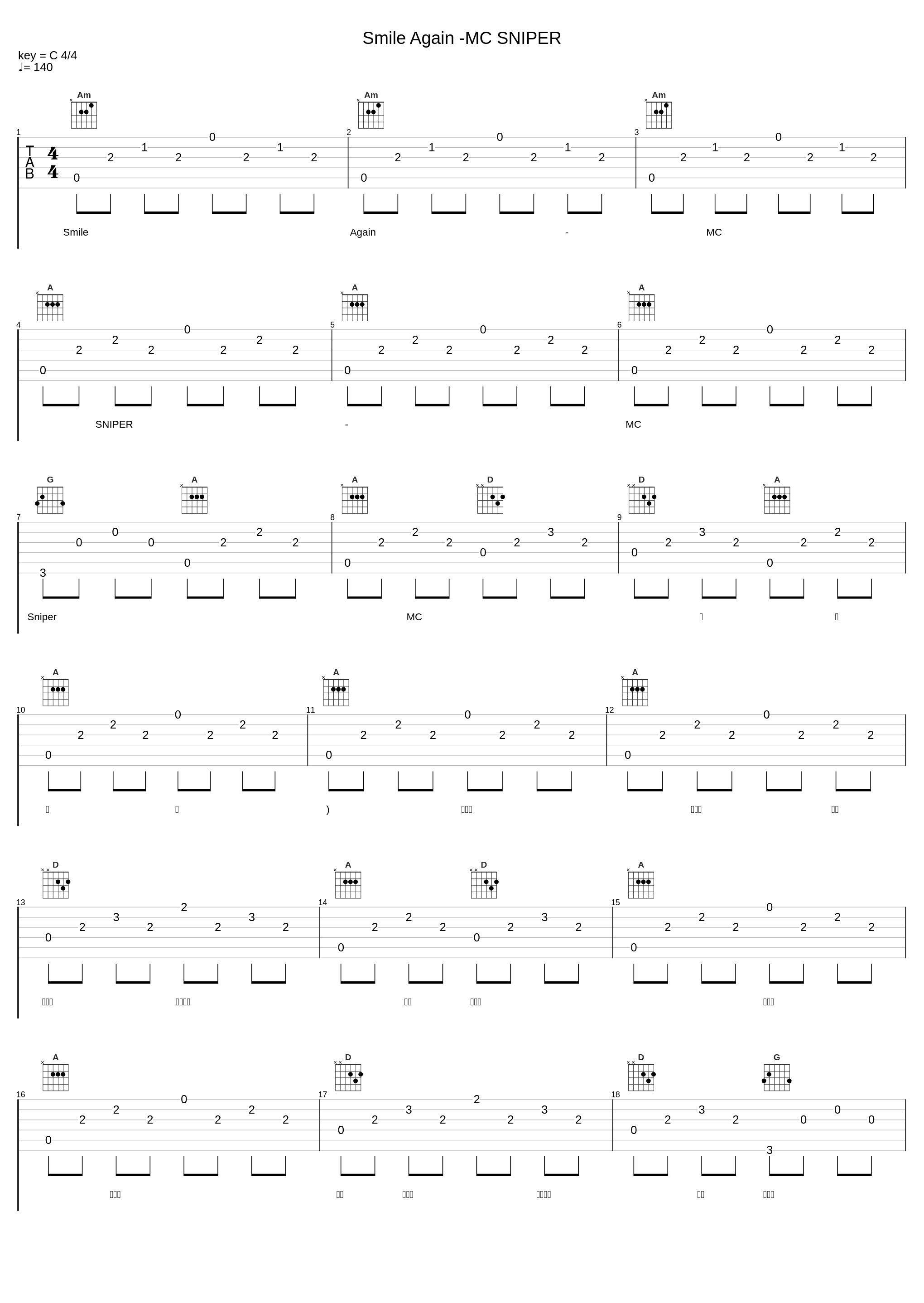 Smile Again -MC SNIPER_MC Sniper_1