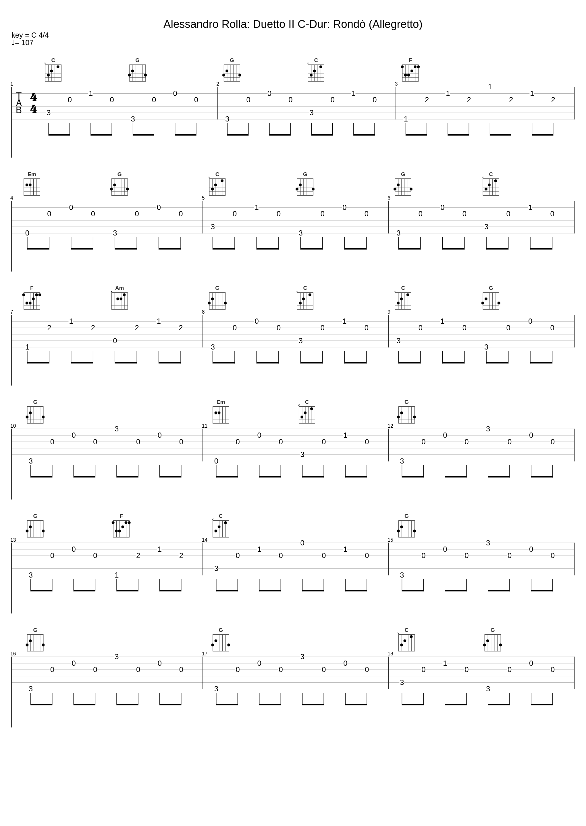 Alessandro Rolla: Duetto II C-Dur: Rondò (Allegretto)_Vera,Norbert Hilger_1