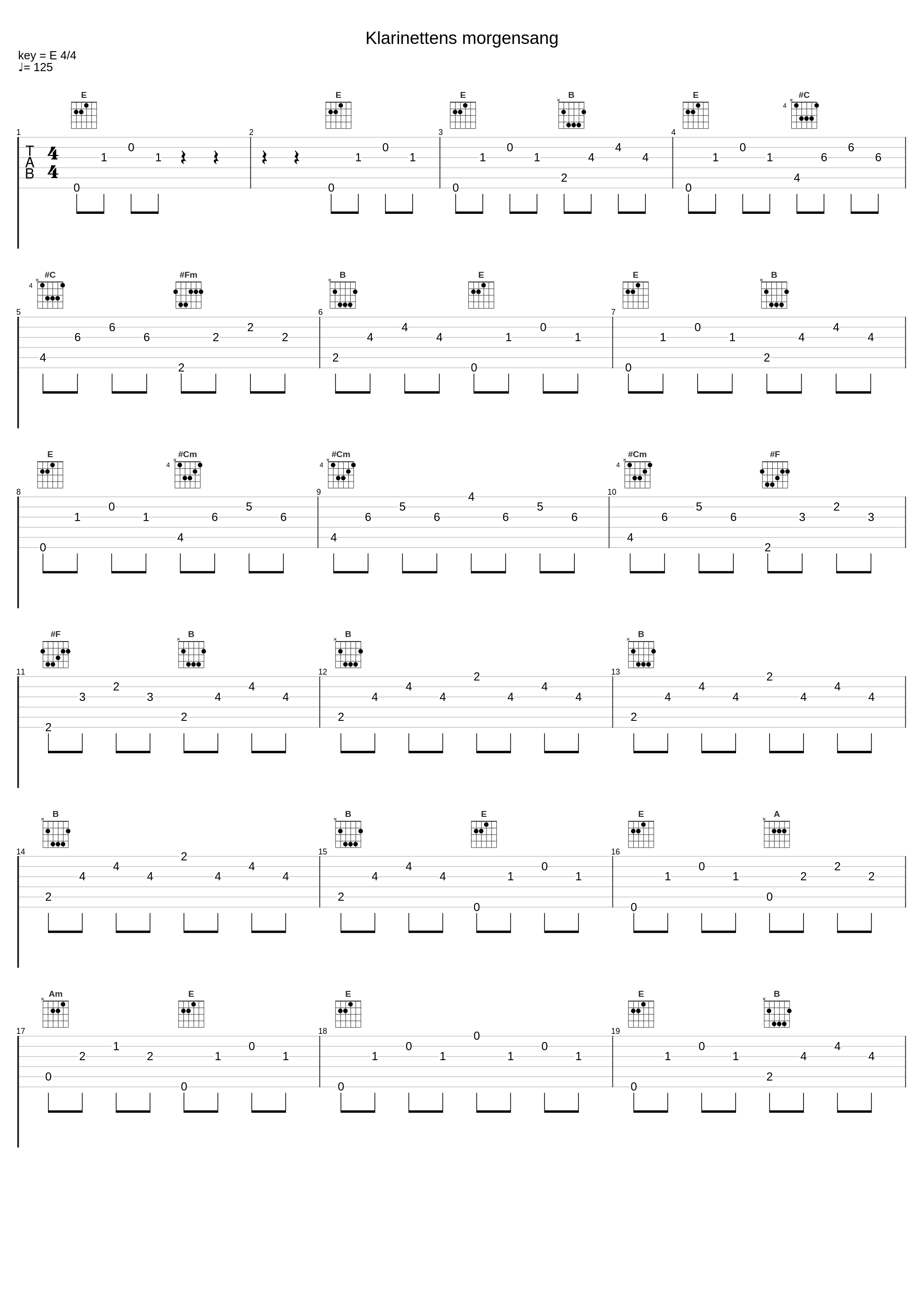 Klarinettens morgensang_Cæsar_1