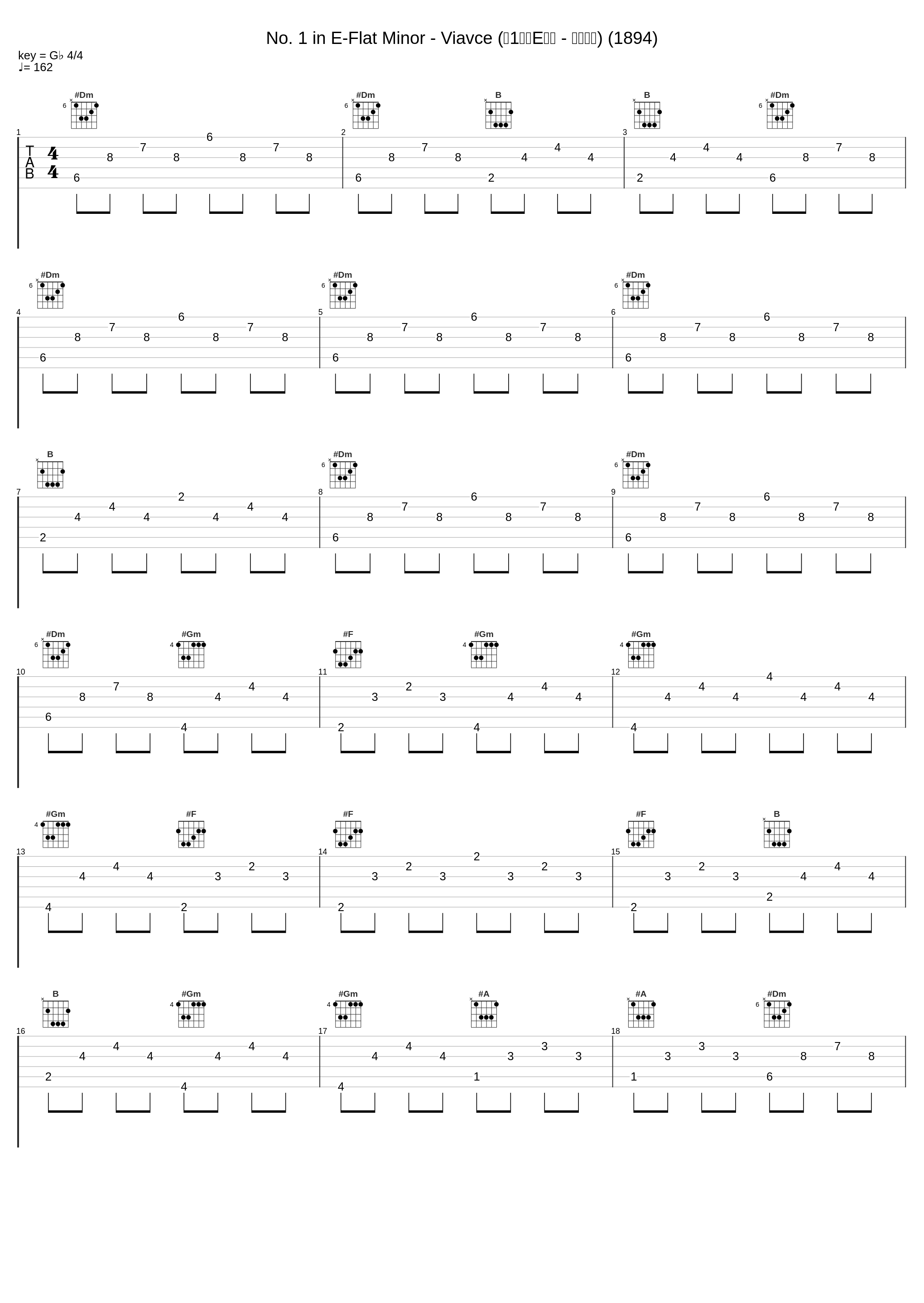 No. 1 in E-Flat Minor - Viavce (第1号降E小调 - 活板音乐) (1894)_Inna Poroshina,Antonín Dvořák_1