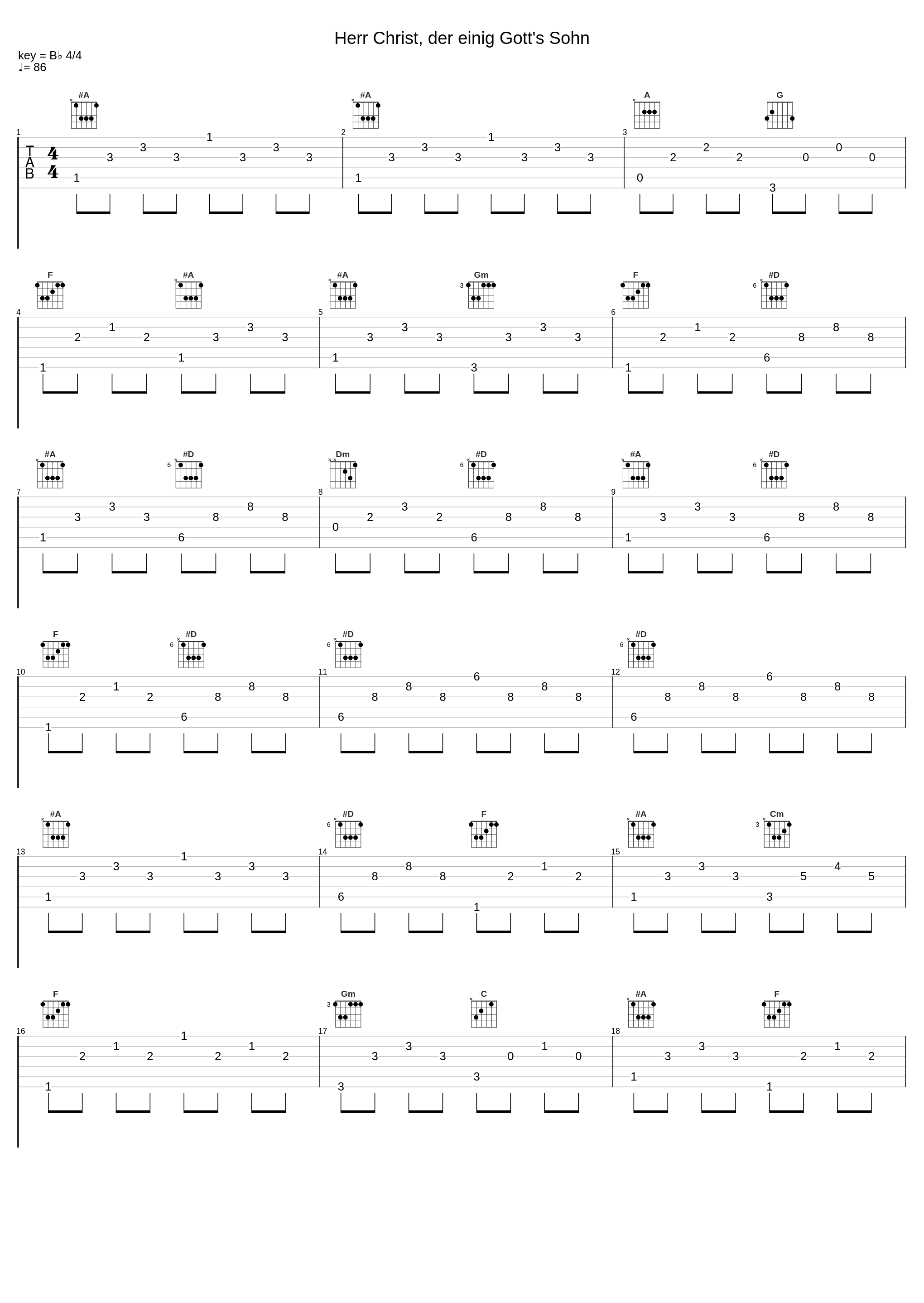 Herr Christ, der einig Gott's Sohn_Joseph Kelemen,Johann Pachelbel_1