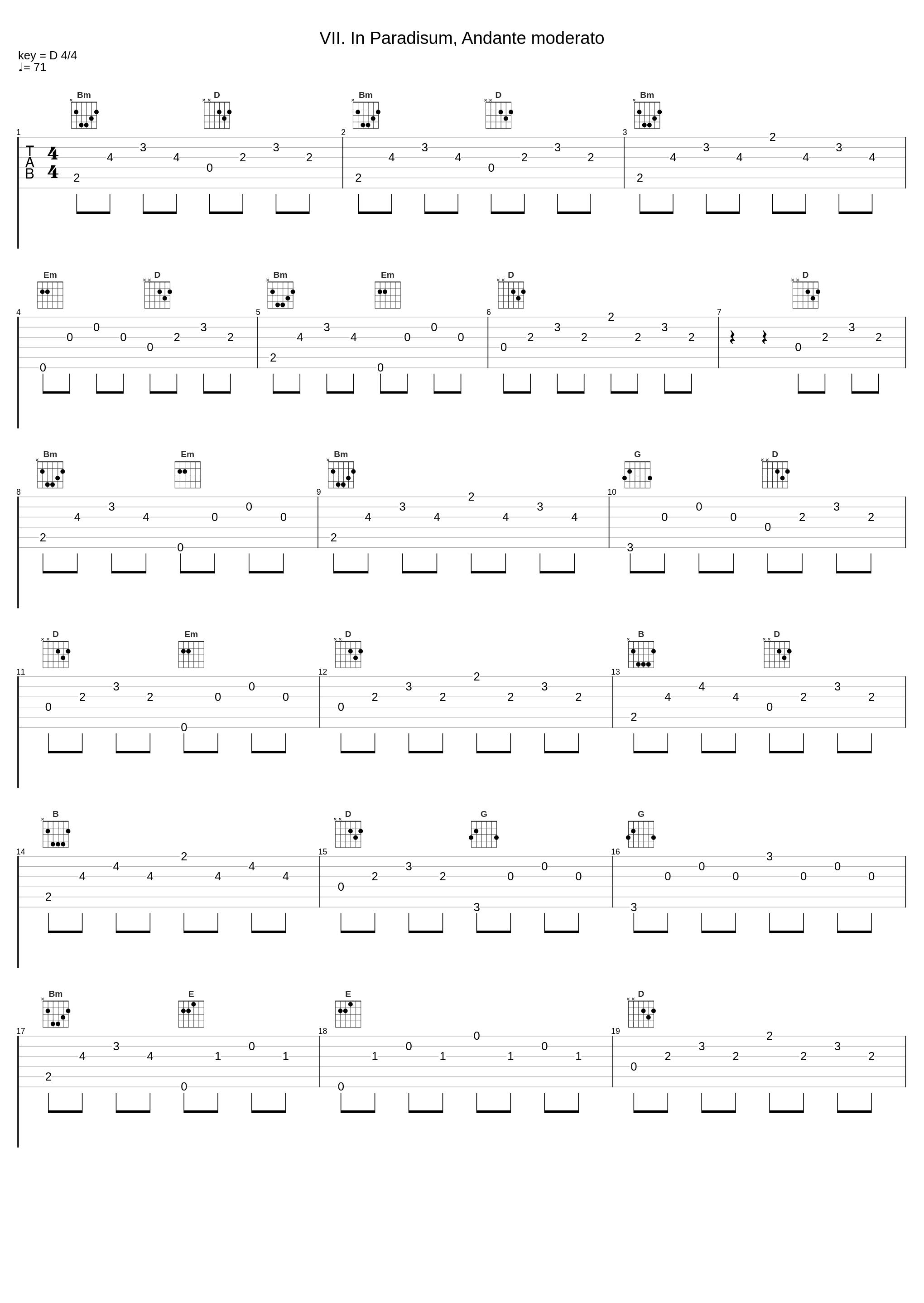 VII. In Paradisum, Andante moderato_Gabriel Fauré_1