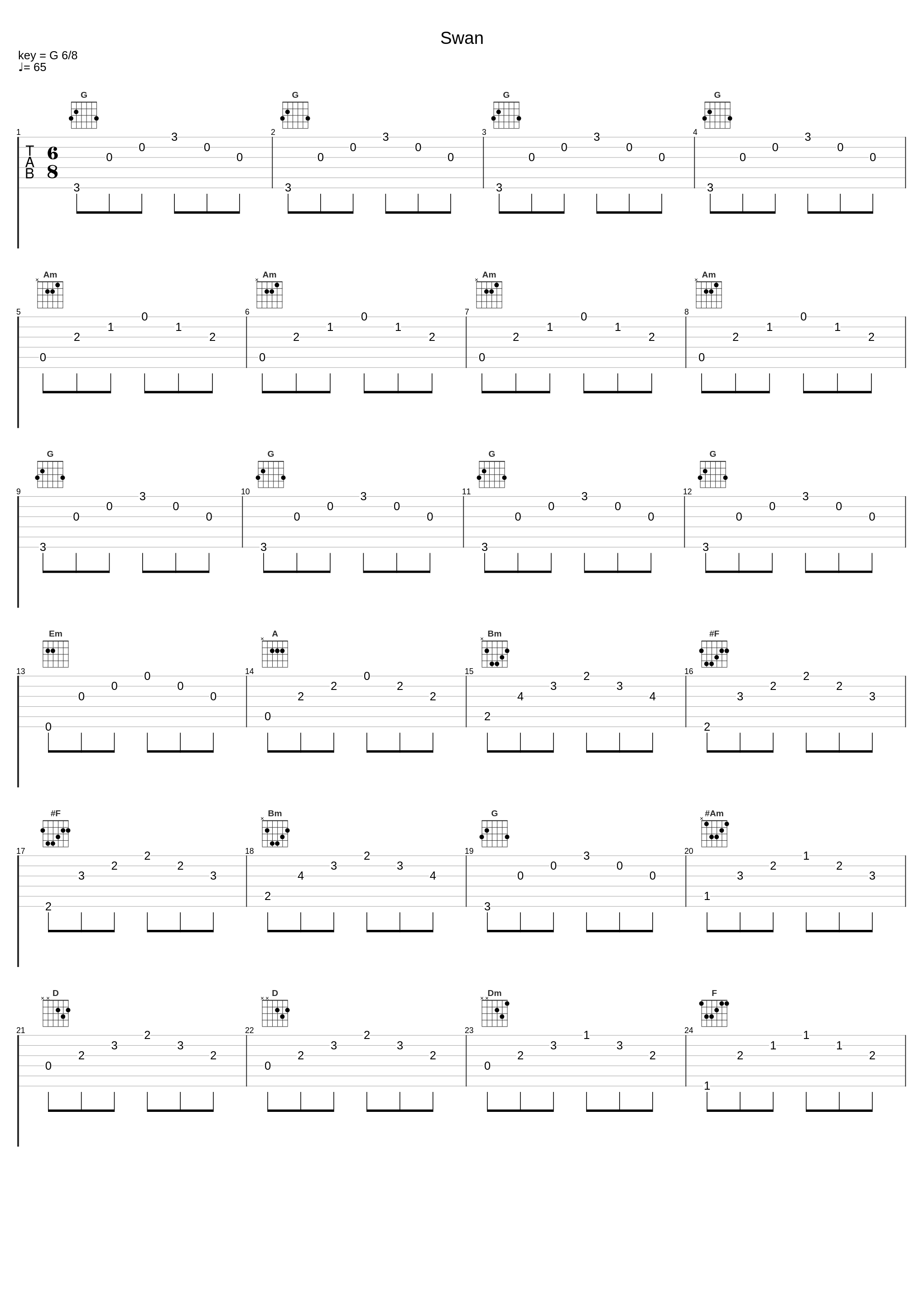 Swan_Camille Saint-Saëns_1