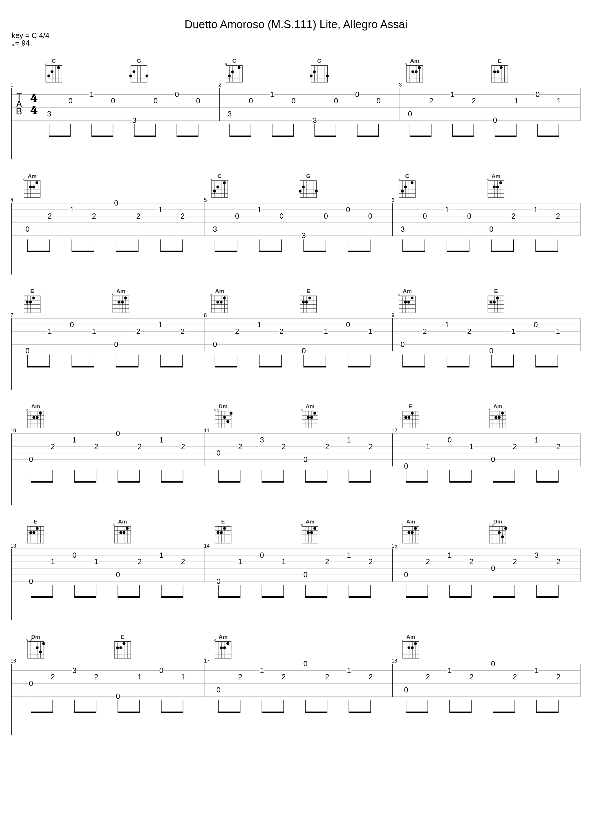 Duetto Amoroso (M.S.111) Lite, Allegro Assai_Luigi Alberto Bianchi,Niccolò Paganini_1