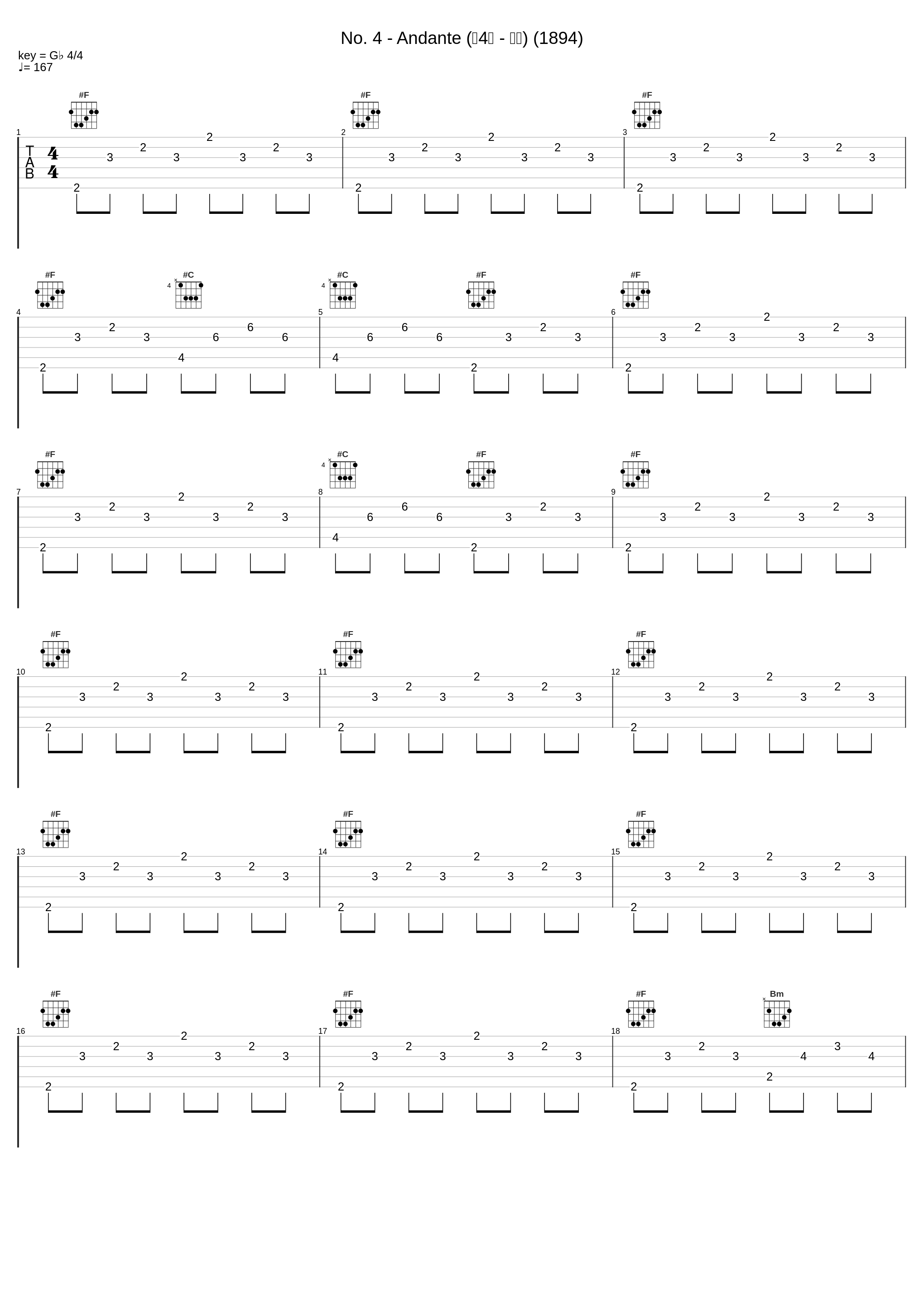 No. 4 - Andante (第4号 - 行板) (1894)_Inna Poroshina,Antonín Dvořák_1