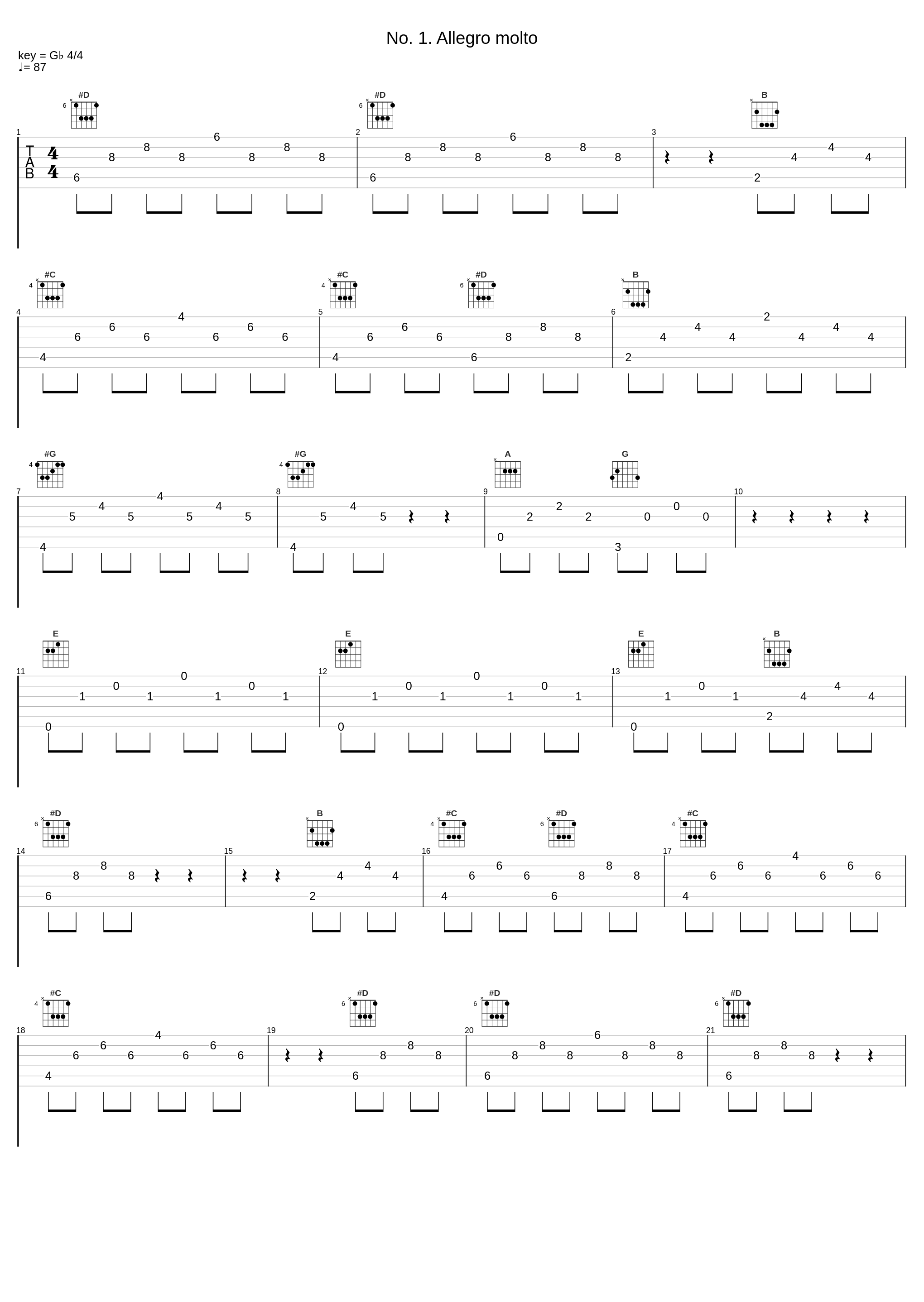 No. 1. Allegro molto_Andrew Simon,李伟安_1