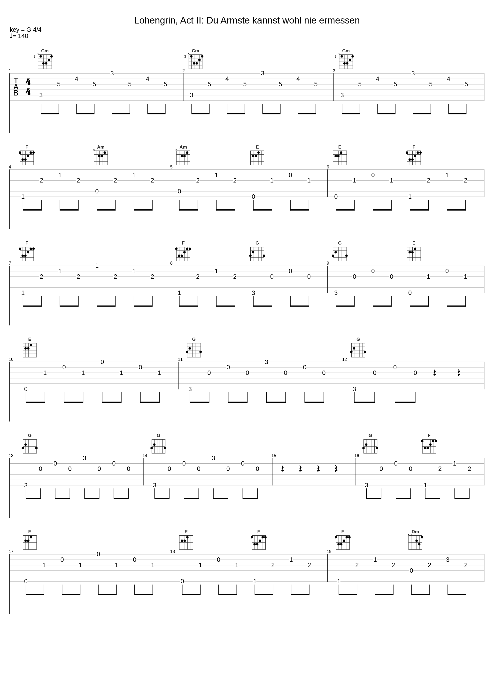 Lohengrin, Act II: Du Armste kannst wohl nie ermessen_Richard Wagner_1