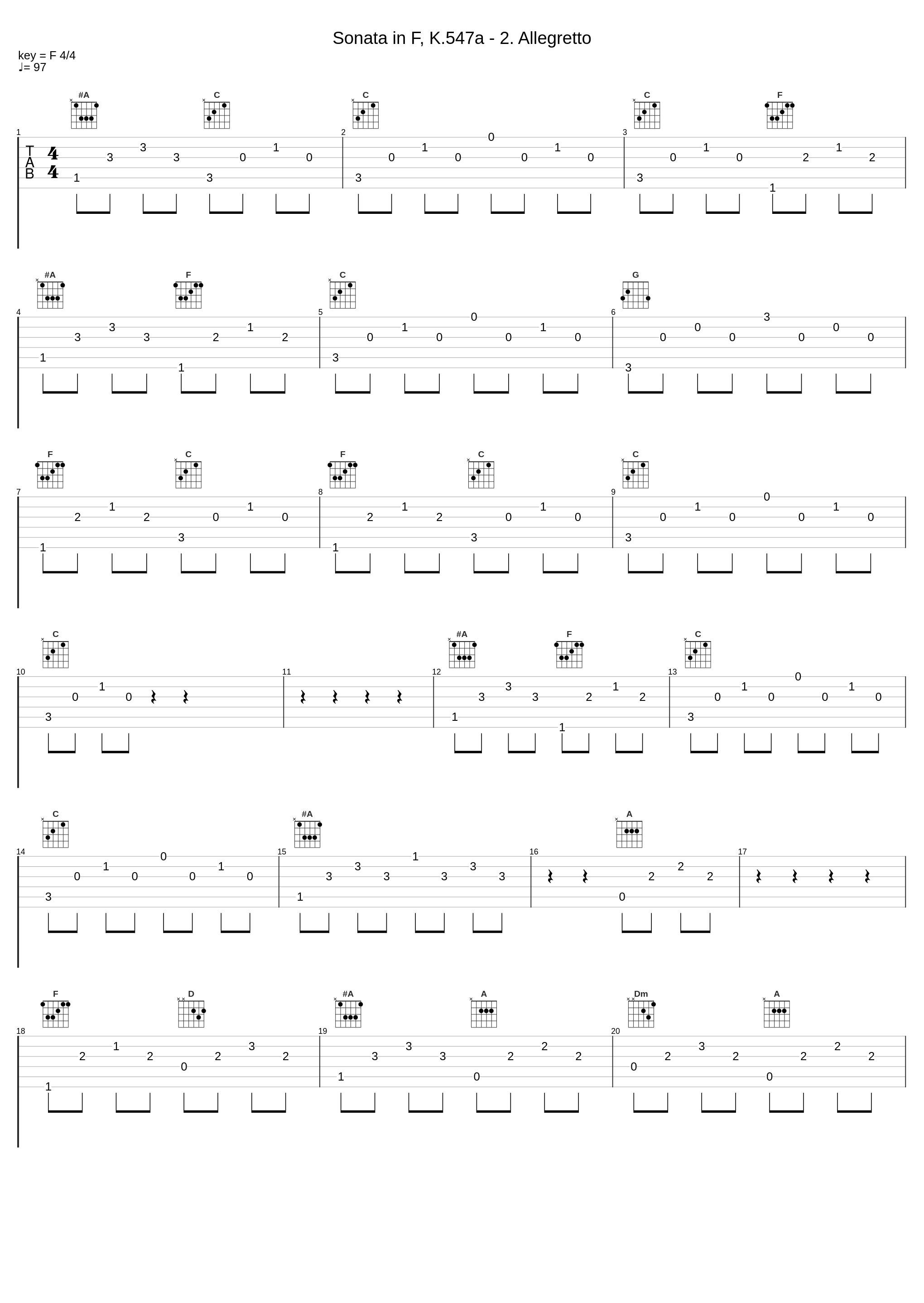 Sonata in F, K.547a - 2. Allegretto_Carl Seemann_1