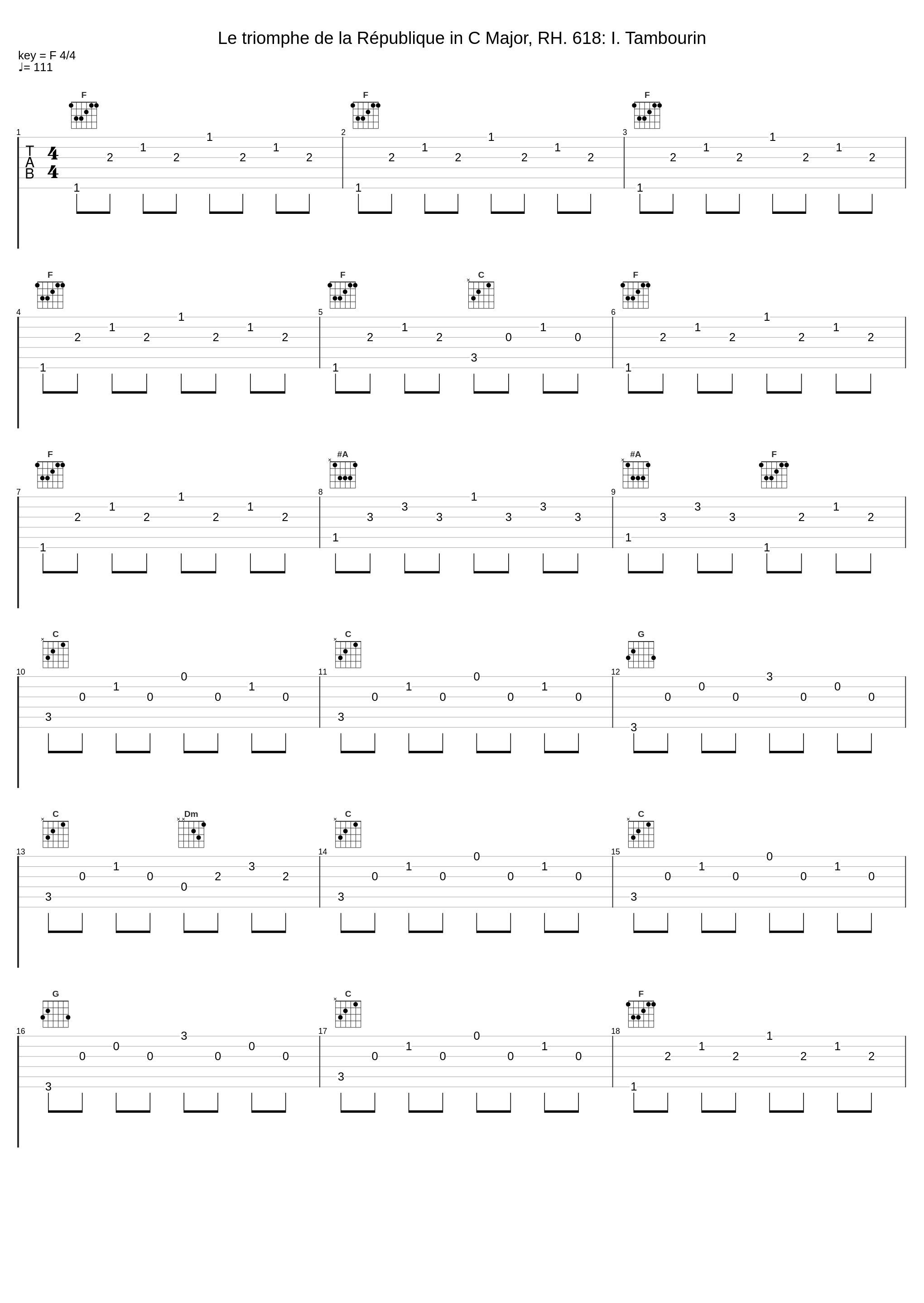 Le triomphe de la République in C Major, RH. 618: I. Tambourin_Orchestre de Saint-Christol,François-Joseph Gossec_1