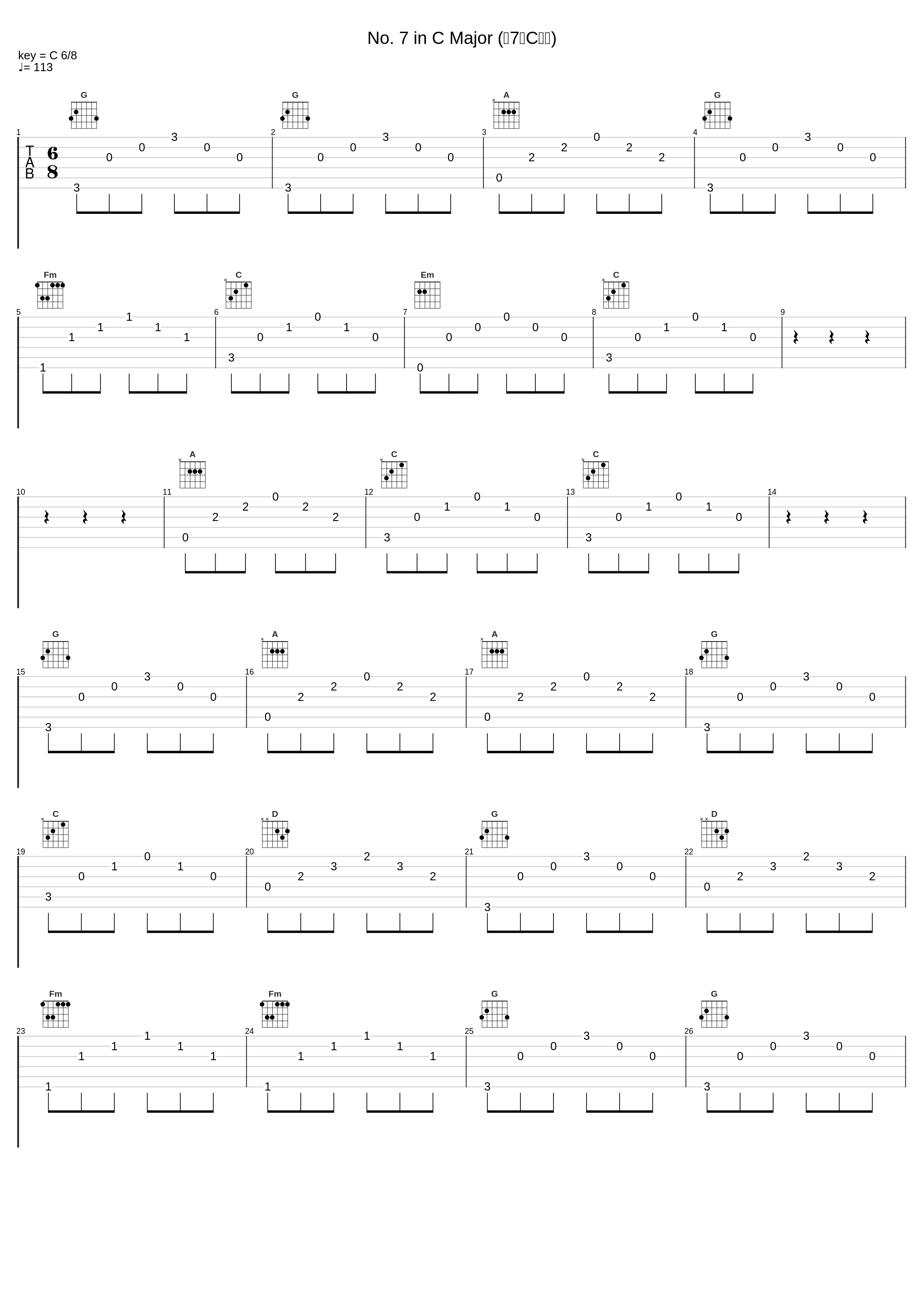 No. 7 in C Major (第7首C大调)_Idil Biret_1