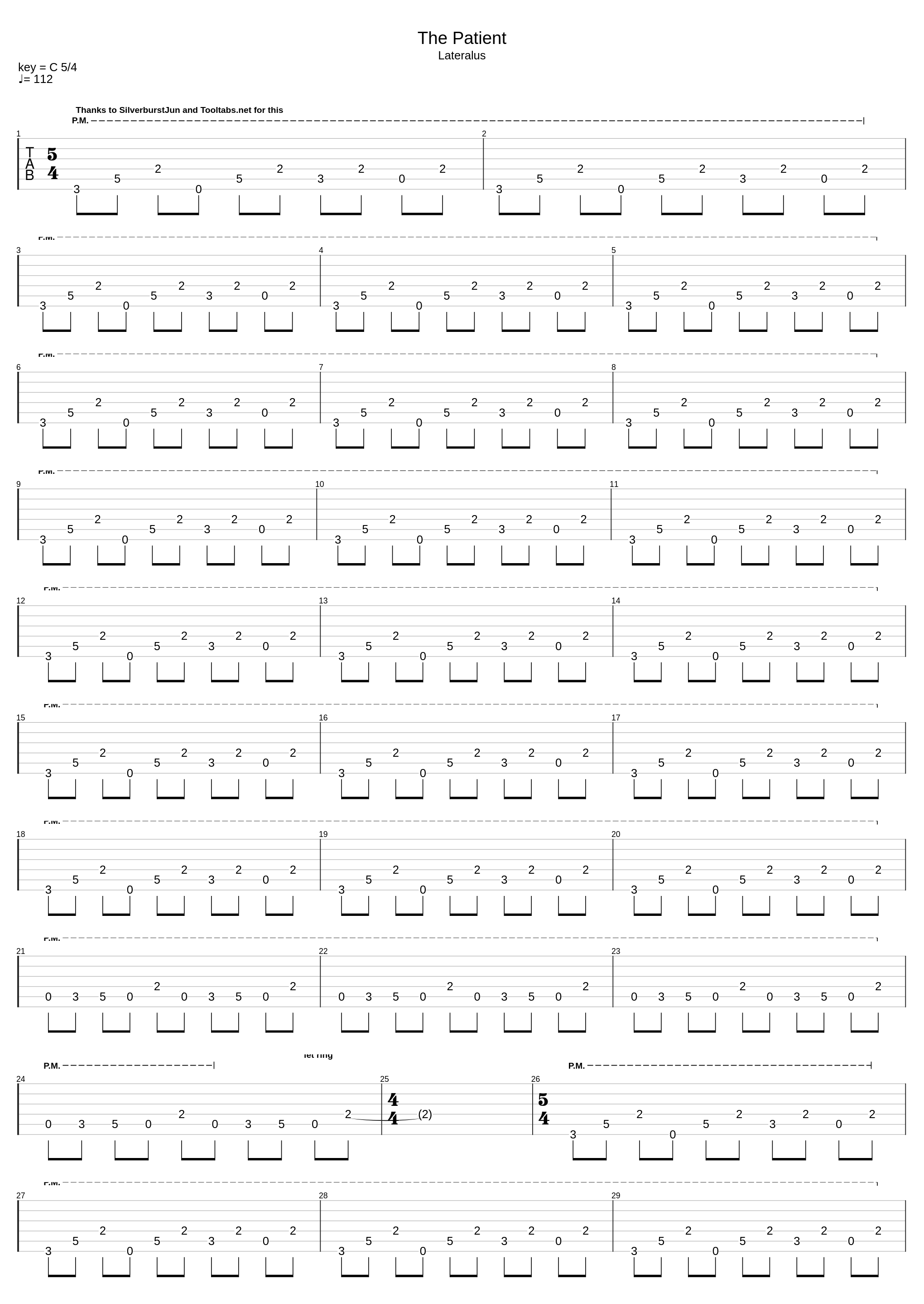 The Patient - drop C_Tool_1