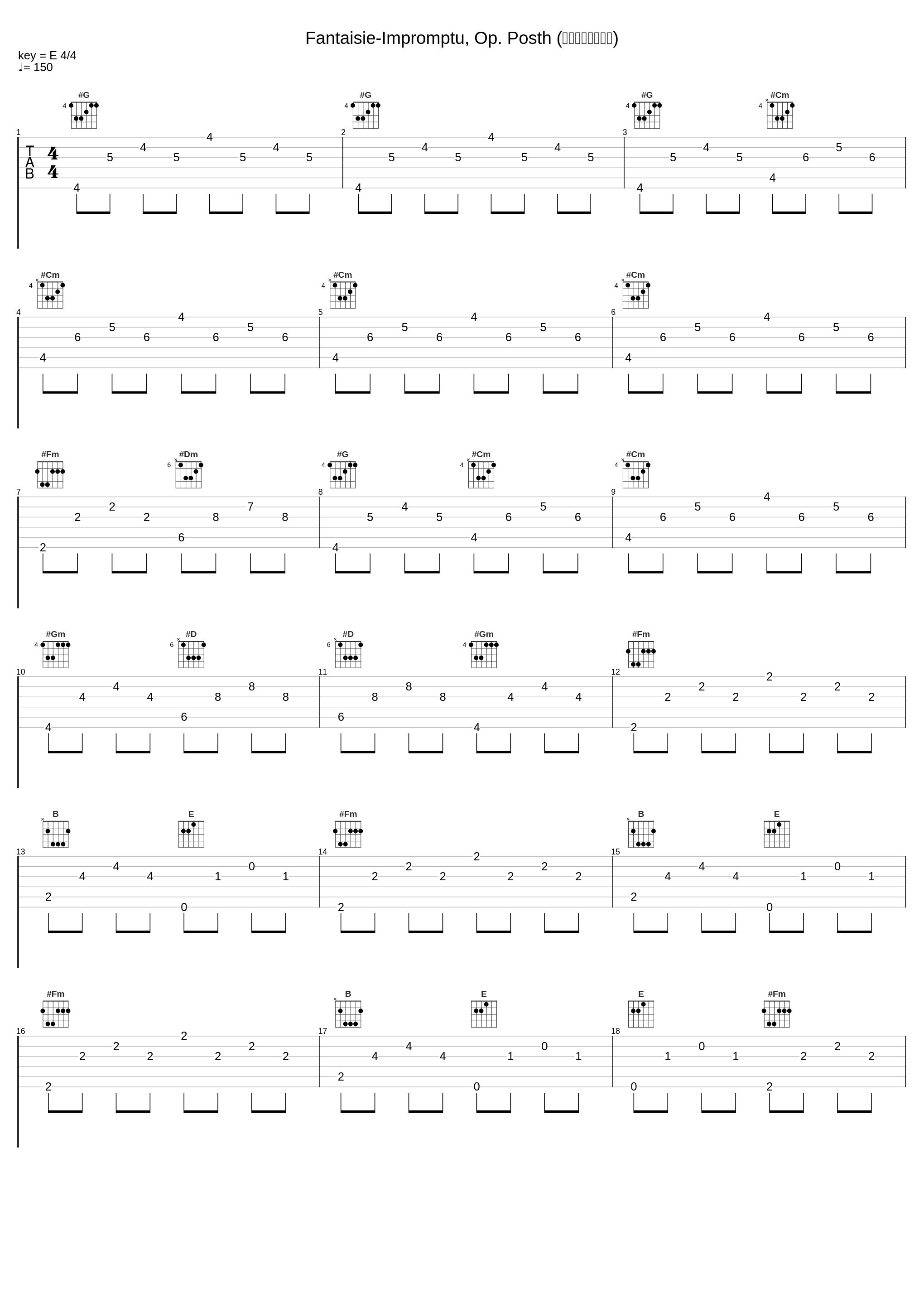 Fantaisie-Impromptu, Op. Posth (即兴幻想曲，遗作)_李云迪_1