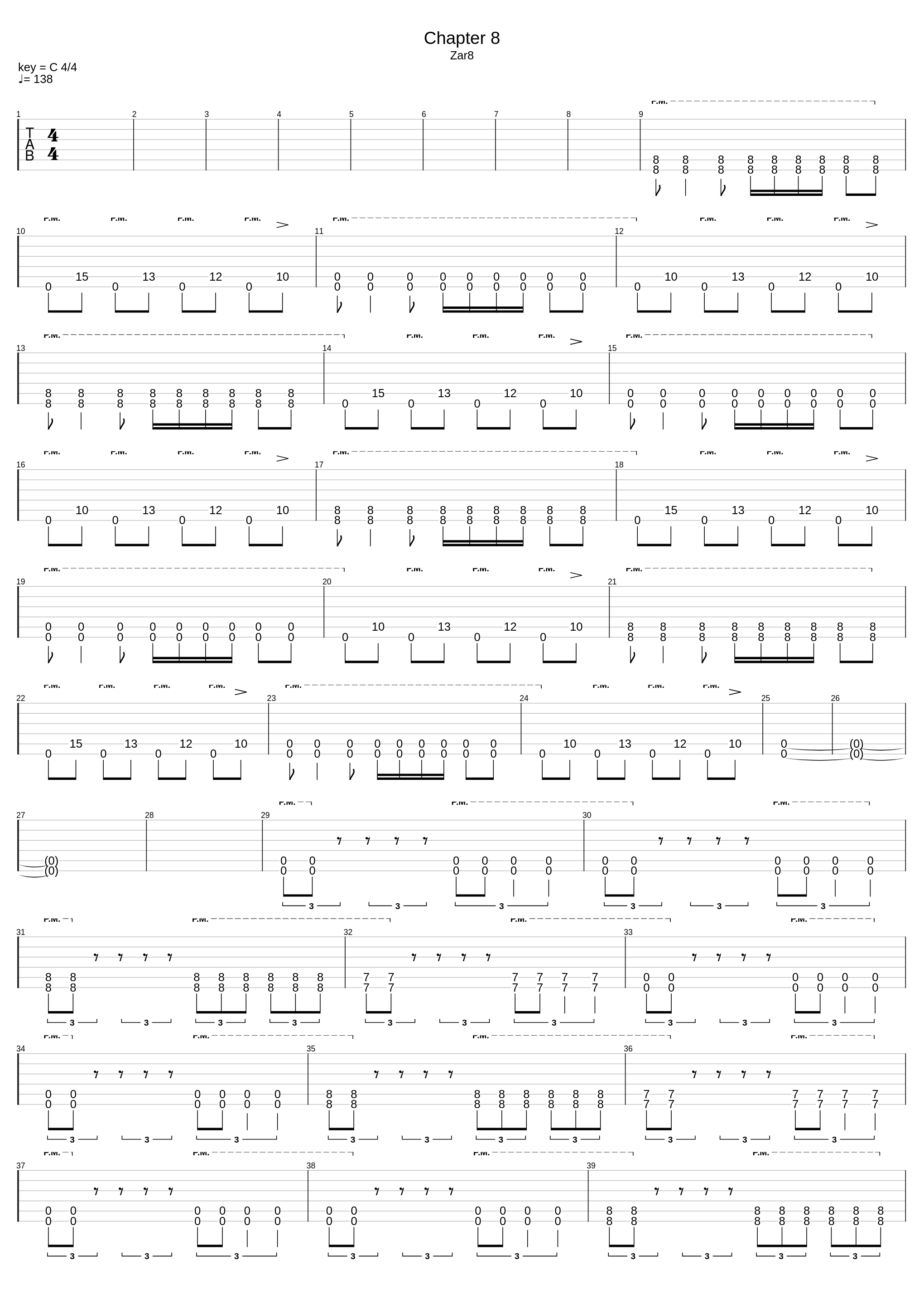 Zar8 Drop C# Octave Down_Vladimir Yuriev_1