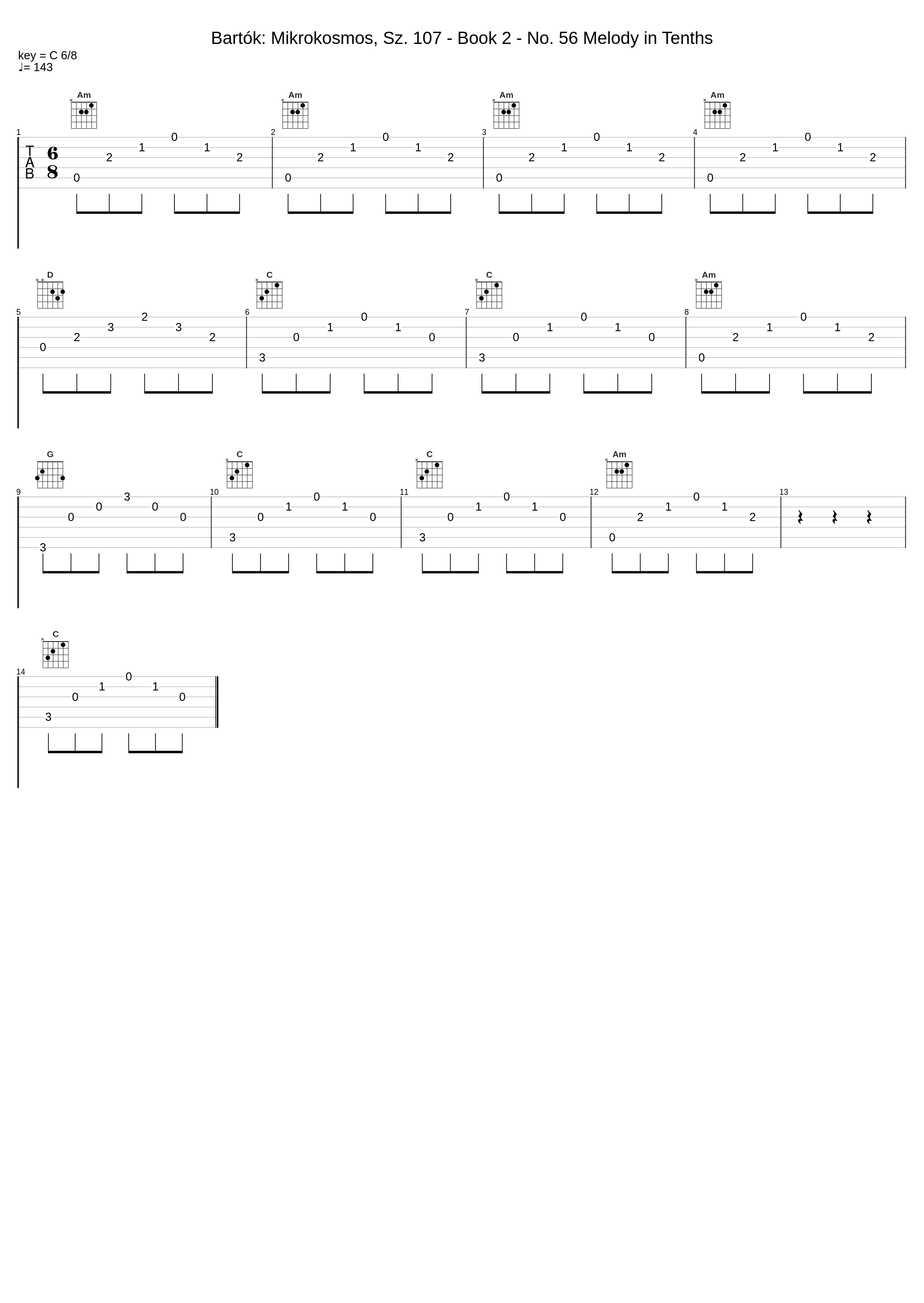 Bartók: Mikrokosmos, Sz. 107 - Book 2 - No. 56 Melody in Tenths_Zoltán Kocsis_1