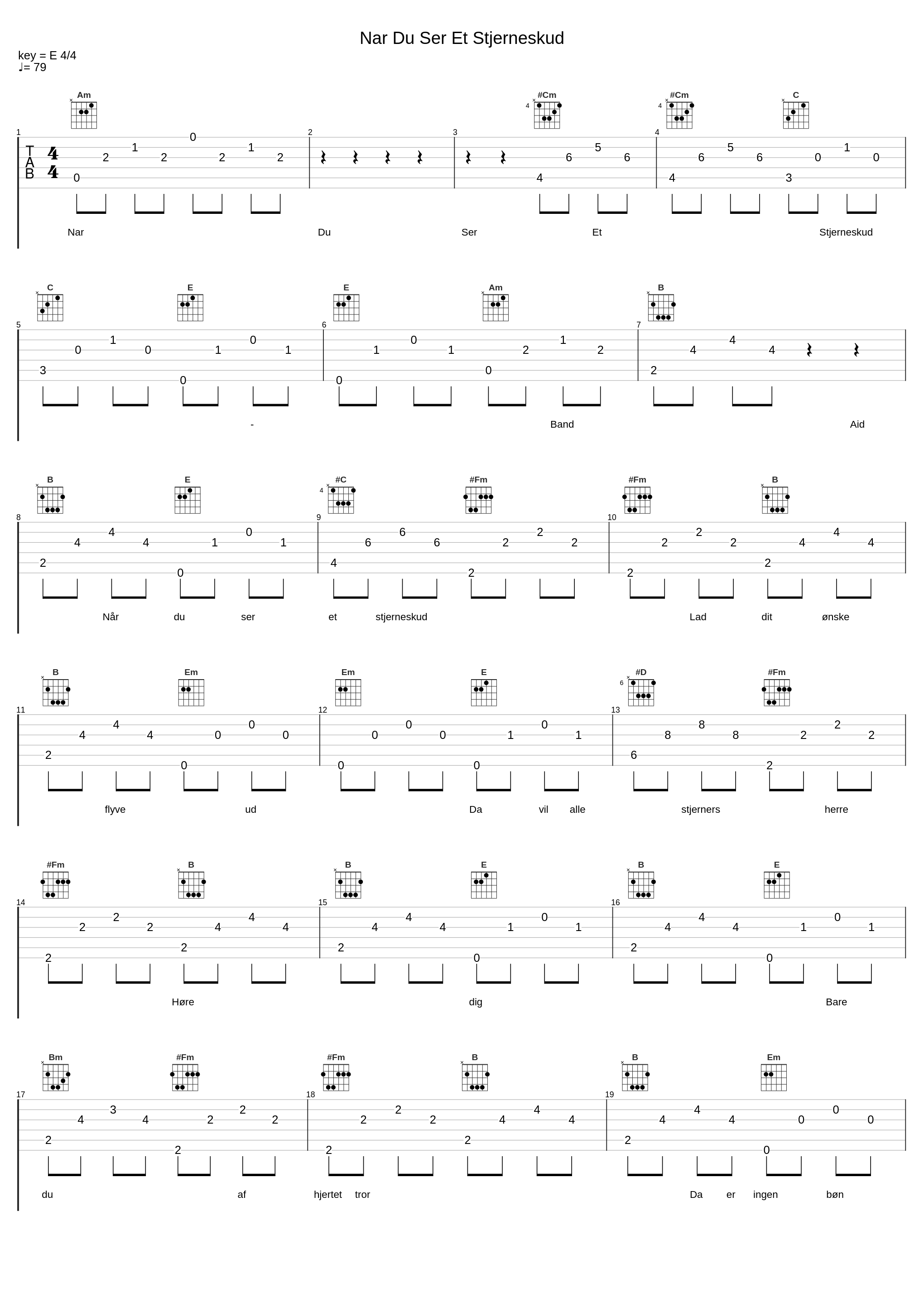 Nar Du Ser Et Stjerneskud_Band Aid_1