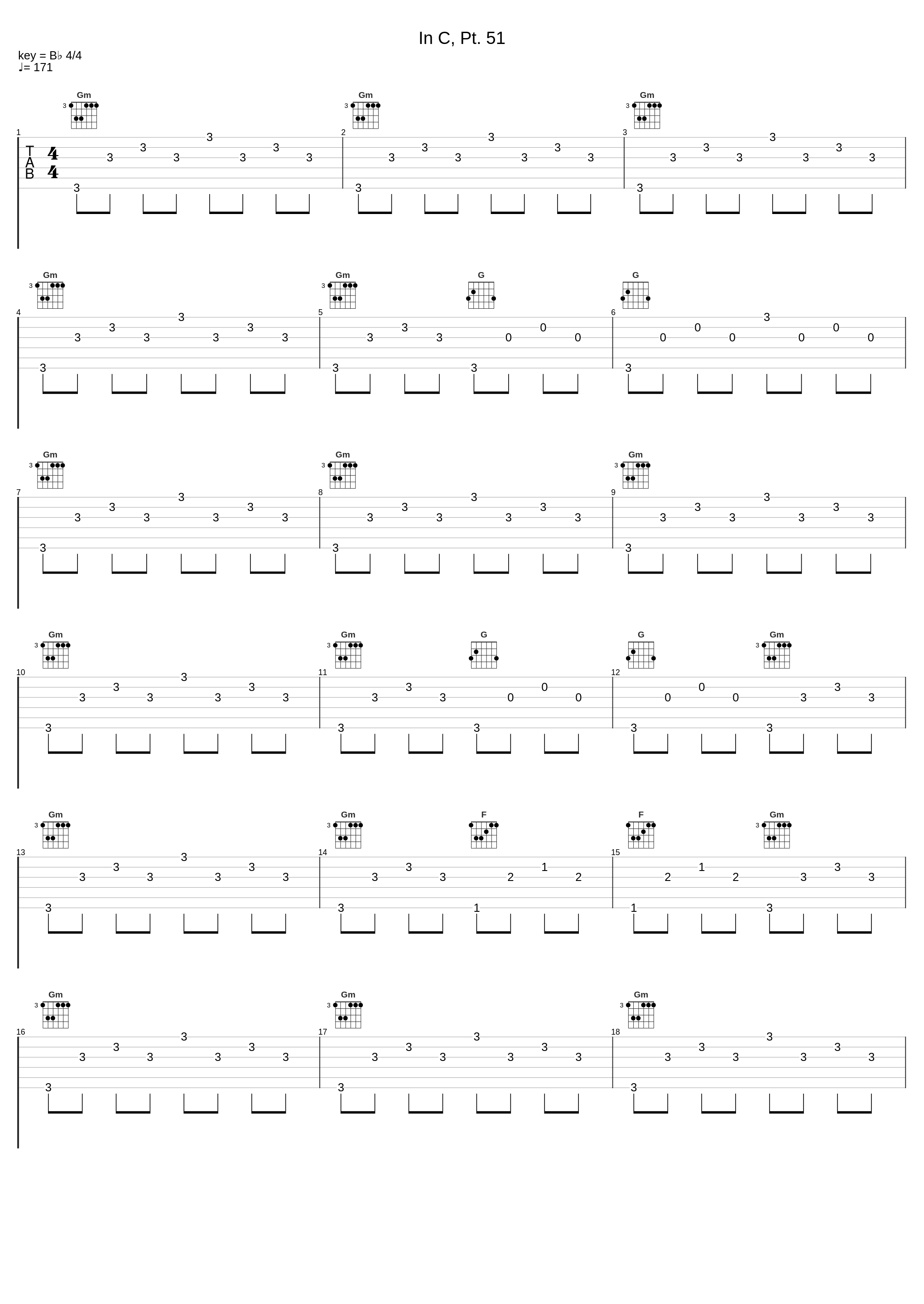 In C, Pt. 51_Salt Lake Electric Ensemble,Terry Riley_1