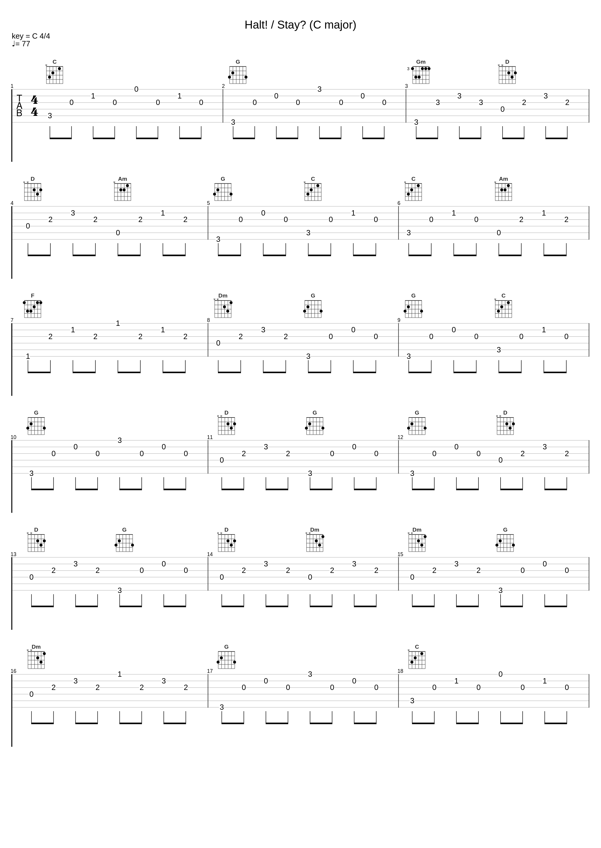 Halt! / Stay? (C major)_Fritz Wunderlich,Hubert Giesen_1