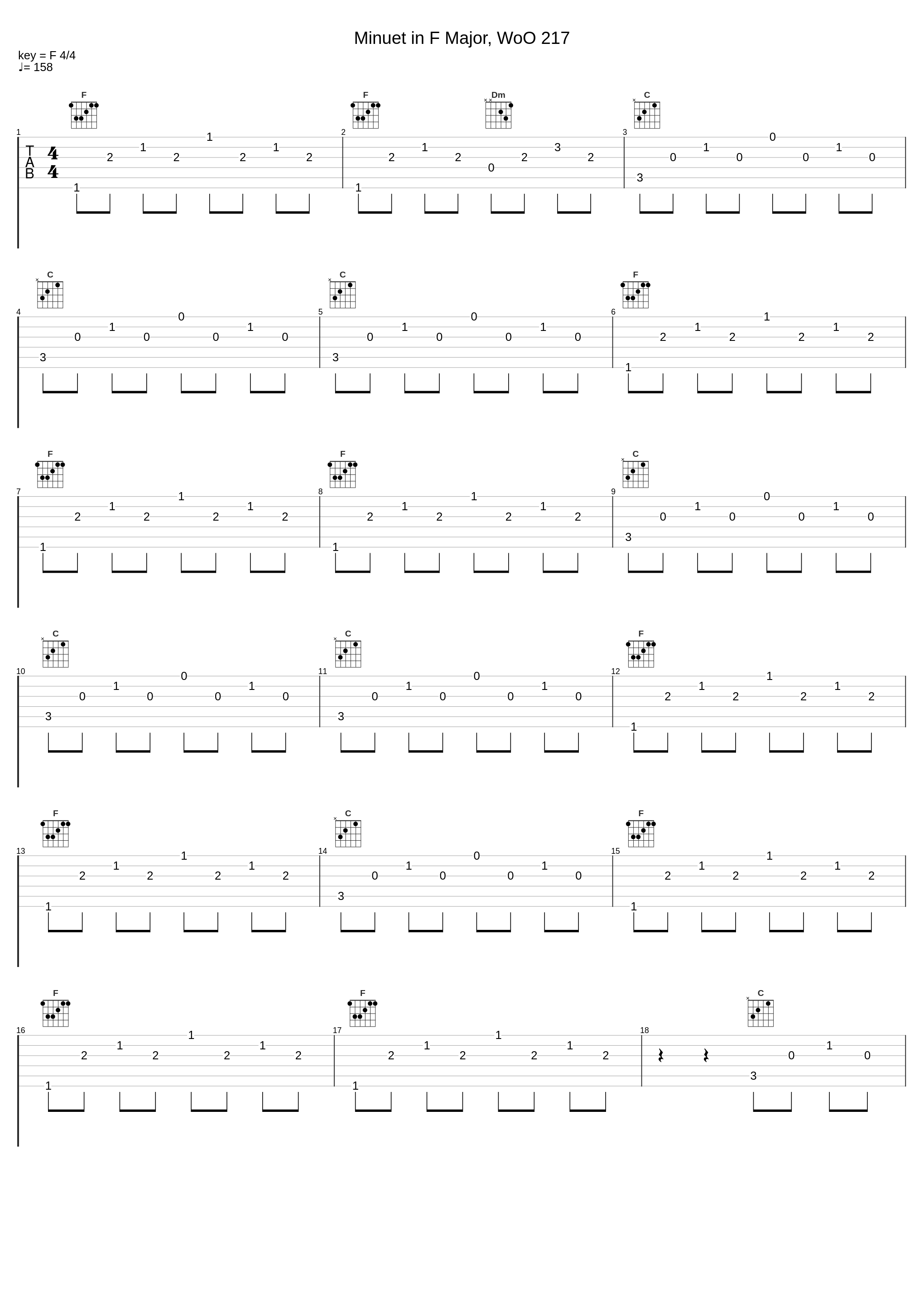 Minuet in F Major, WoO 217_Ronald Brautigam_1