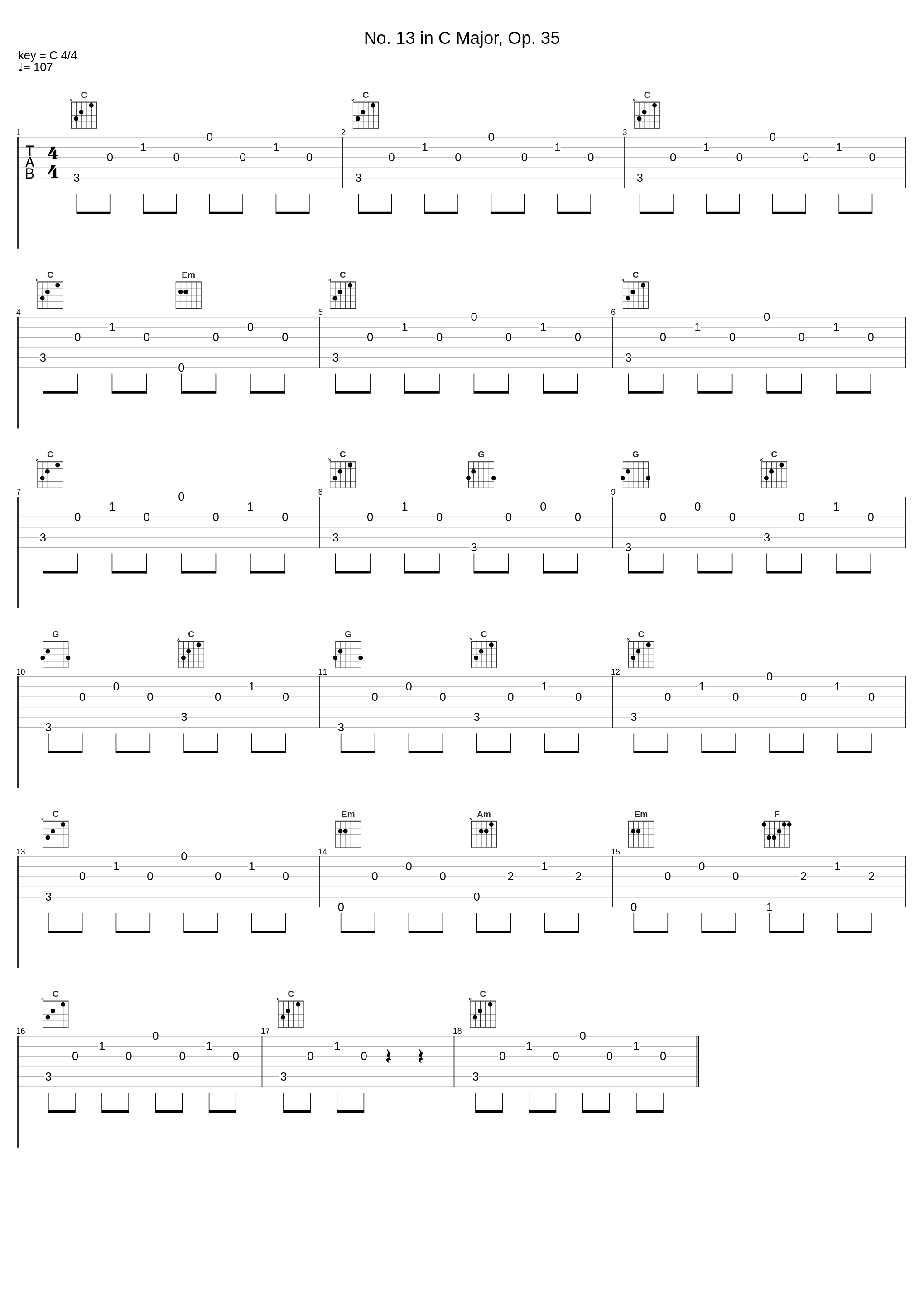 No. 13 in C Major, Op. 35_Norbert Kraft_1