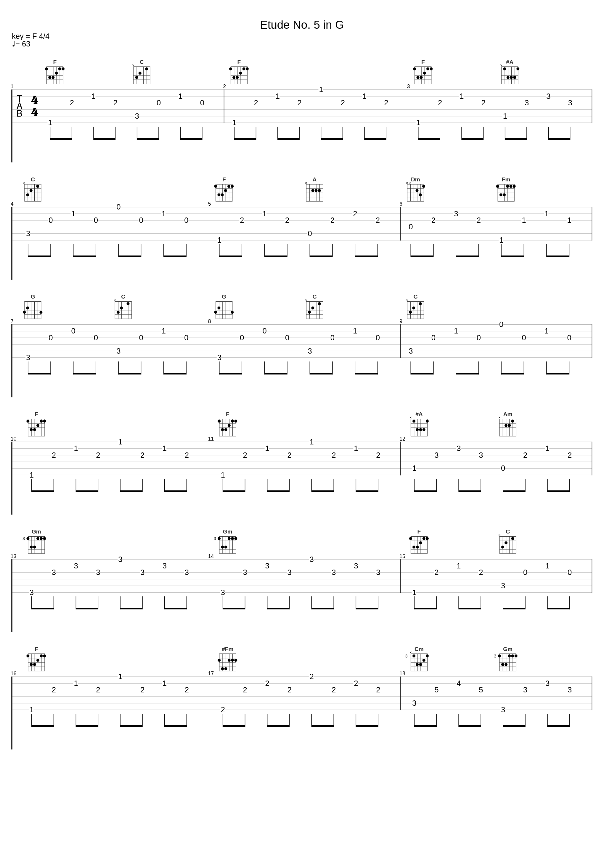 Etude No. 5 in G_Christopher Hill,John Walker_1