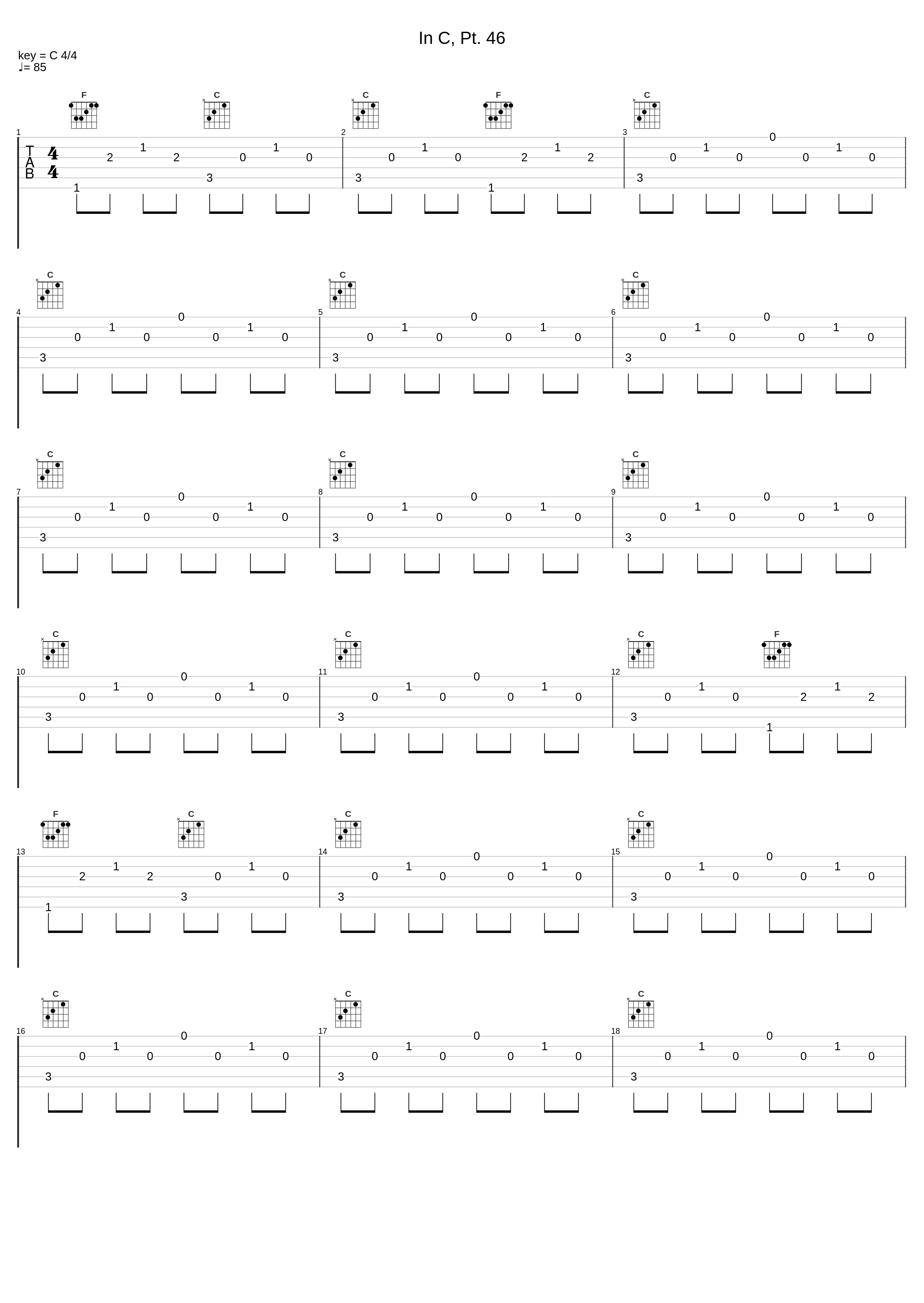 In C, Pt. 46_Salt Lake Electric Ensemble,Terry Riley_1