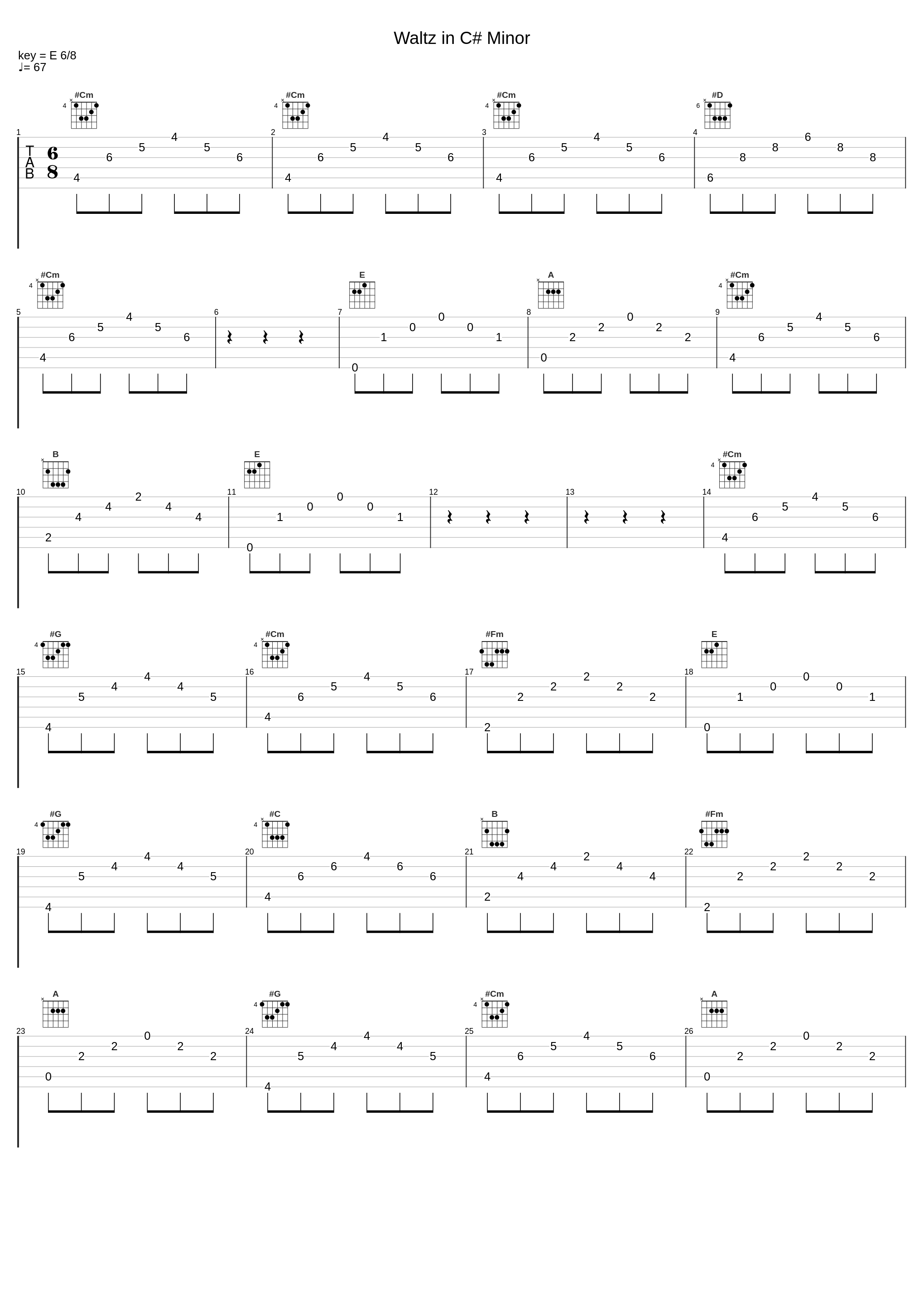 Waltz in C# Minor_Dan Gibson's Solitudes_1