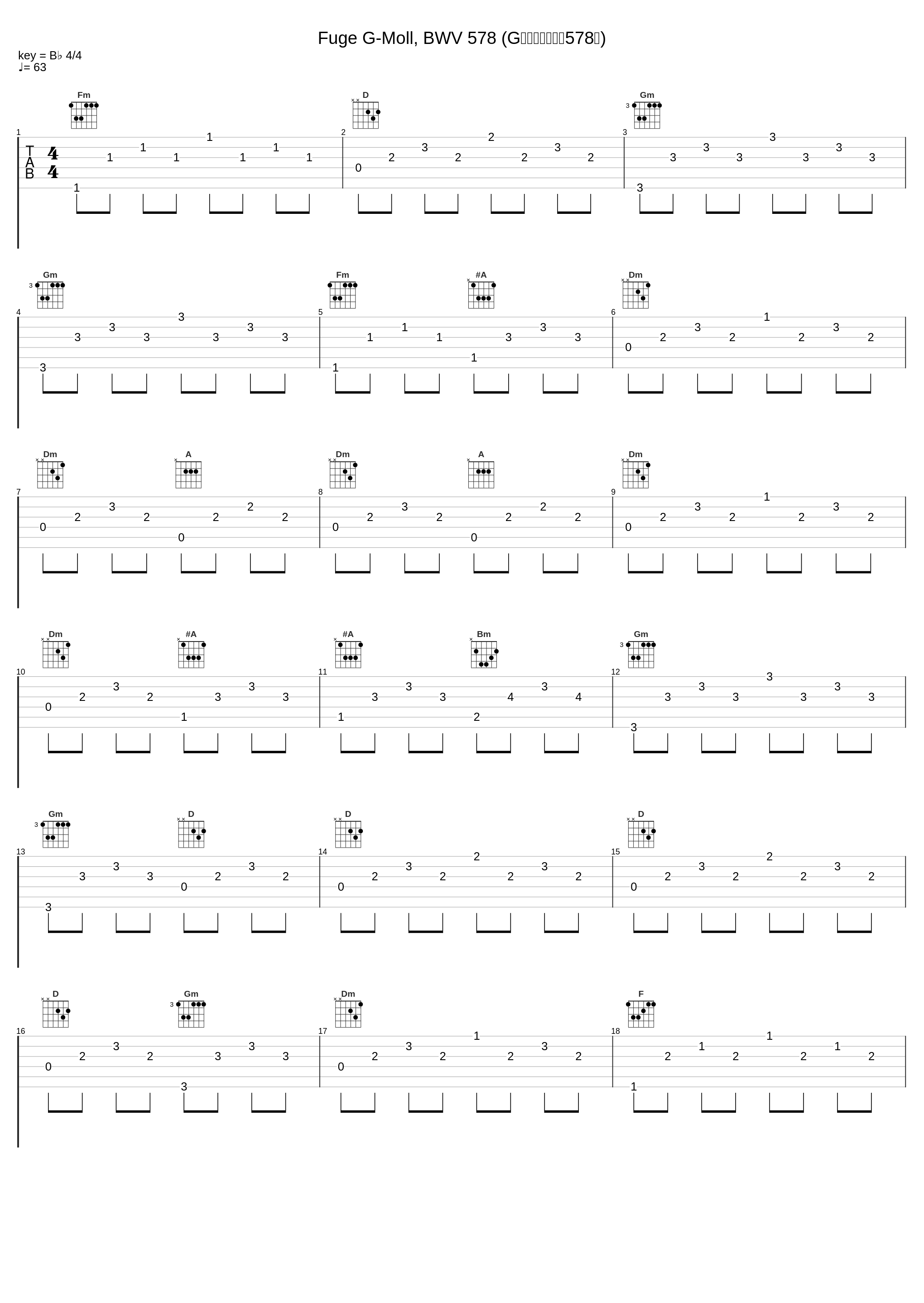 Fuge G-Moll, BWV 578 (G小调赋格，作品578号)_Olivier Latry_1