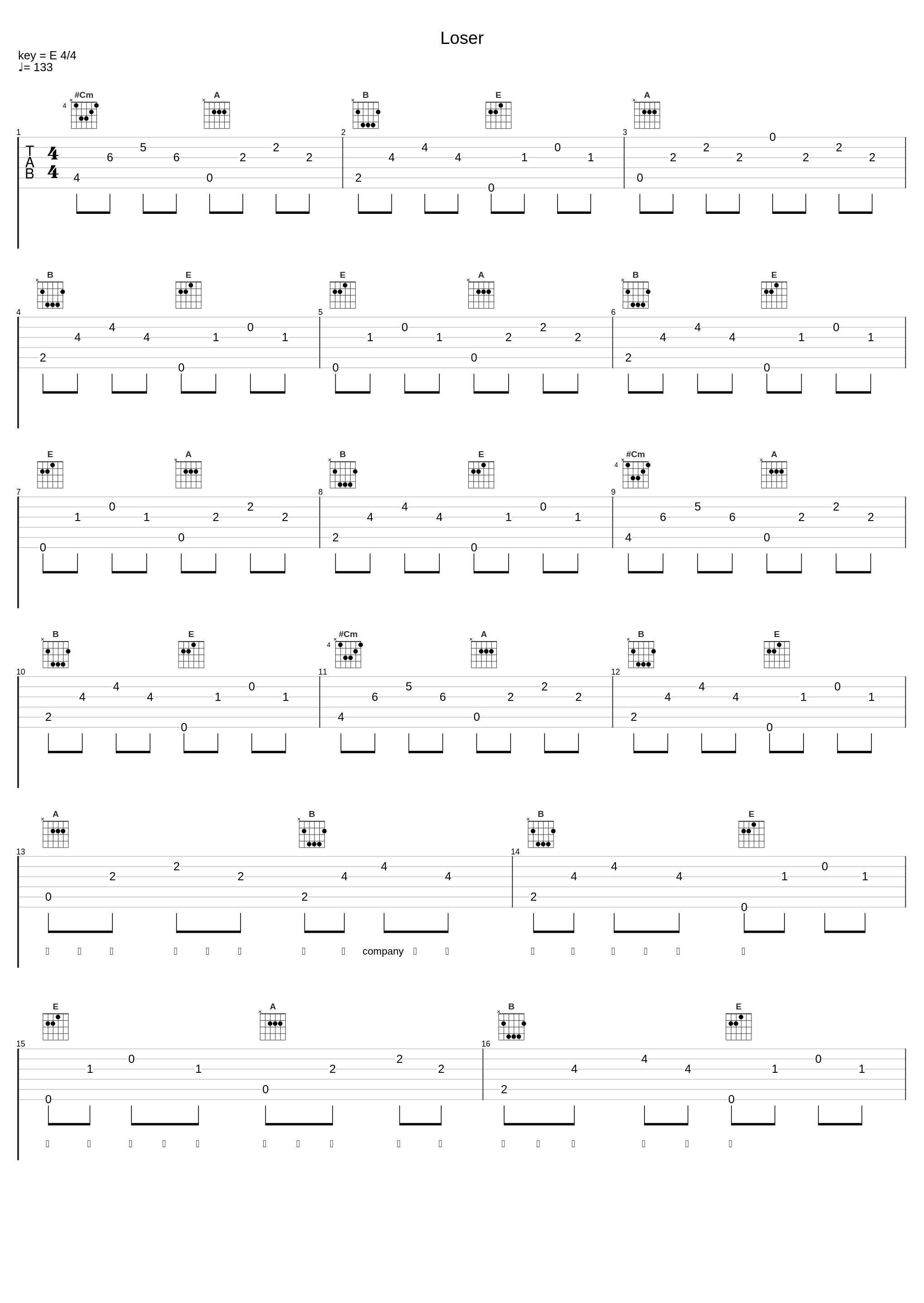 Loser_长渕刚_1