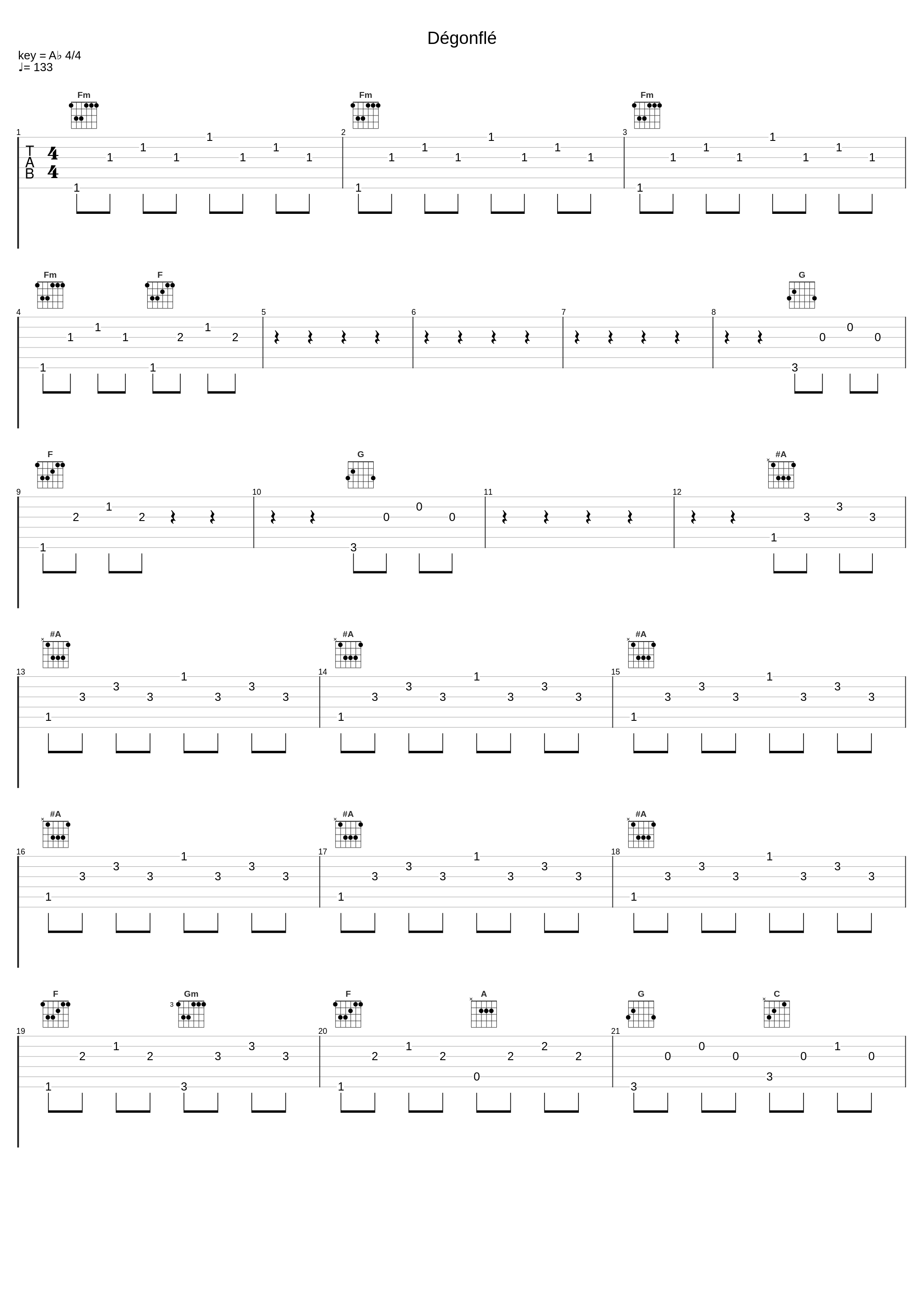 Dégonflé_Gilbert Bécaud_1