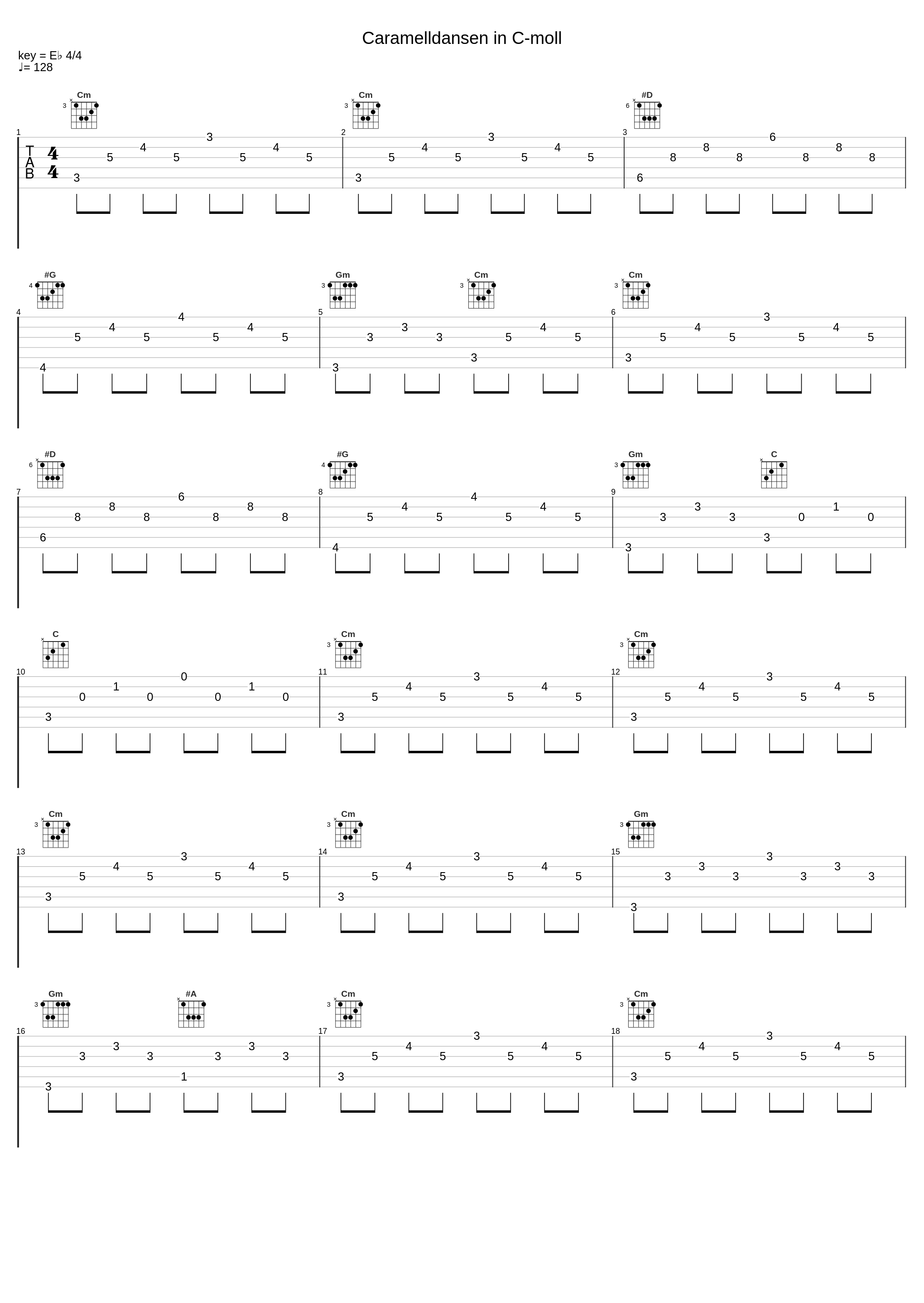 Caramelldansen in C-moll_Elias Frost_1