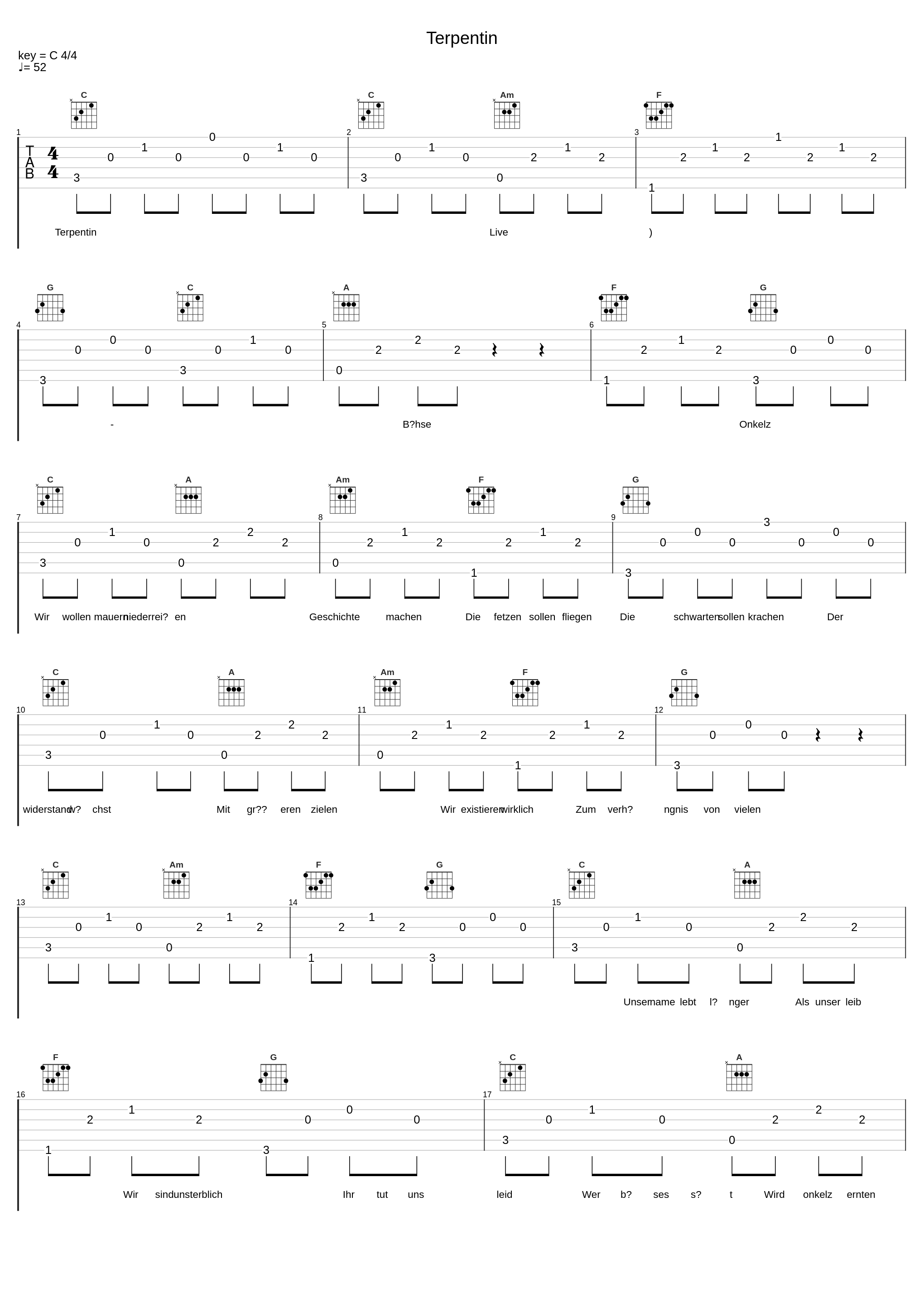 Terpentin_Böhse Onkelz_1