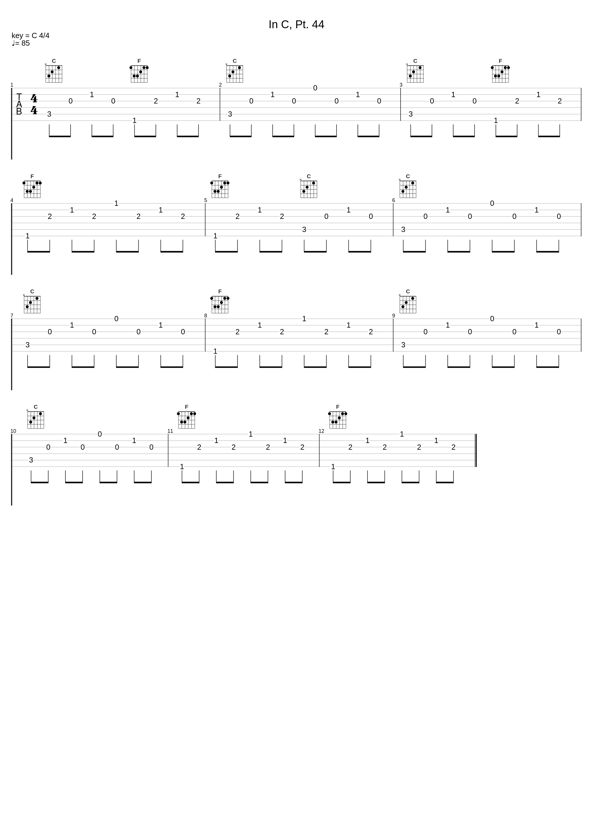 In C, Pt. 44_Salt Lake Electric Ensemble,Terry Riley_1