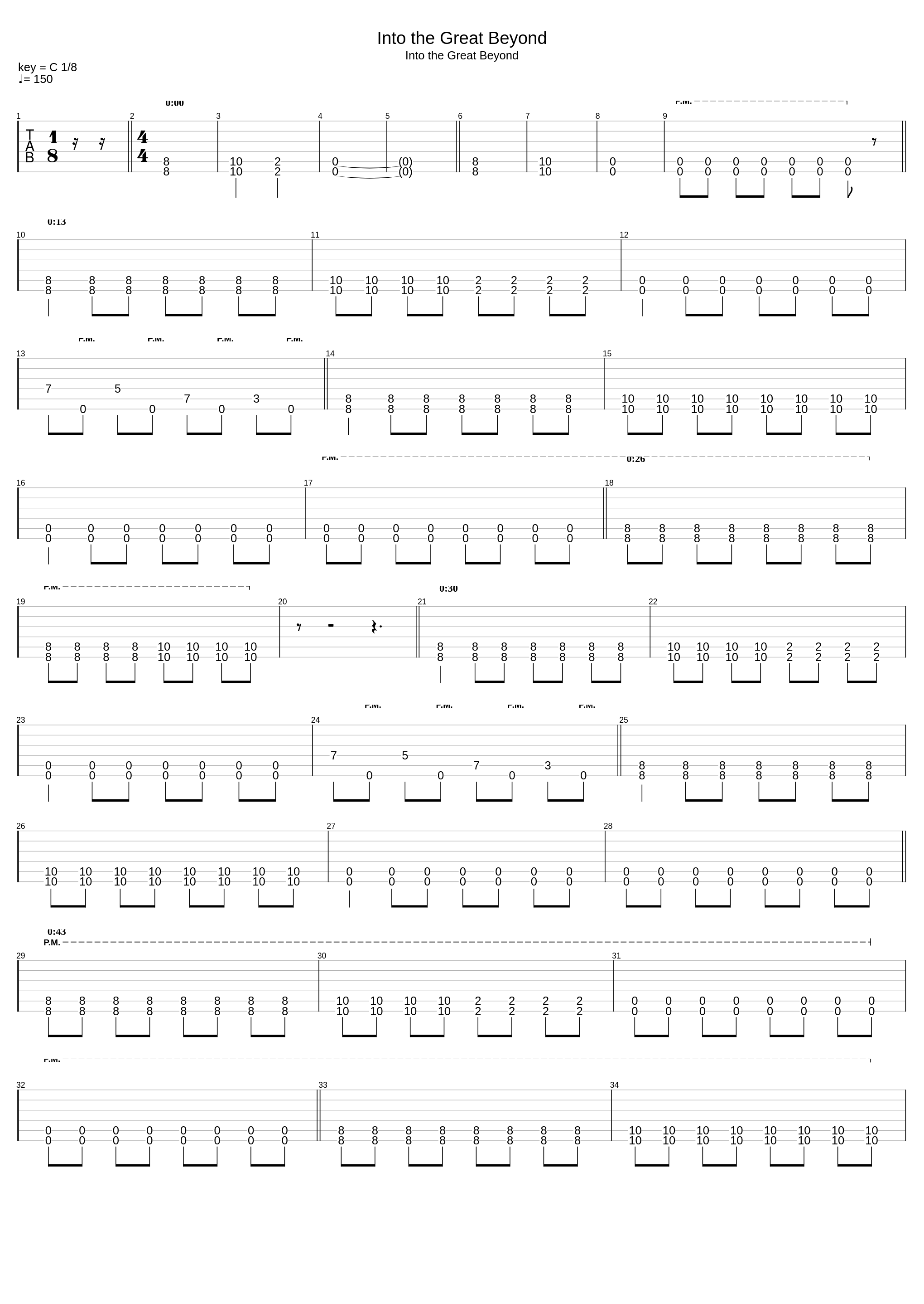 Into the Great Beyond - Drop C_Crystal Lake_1