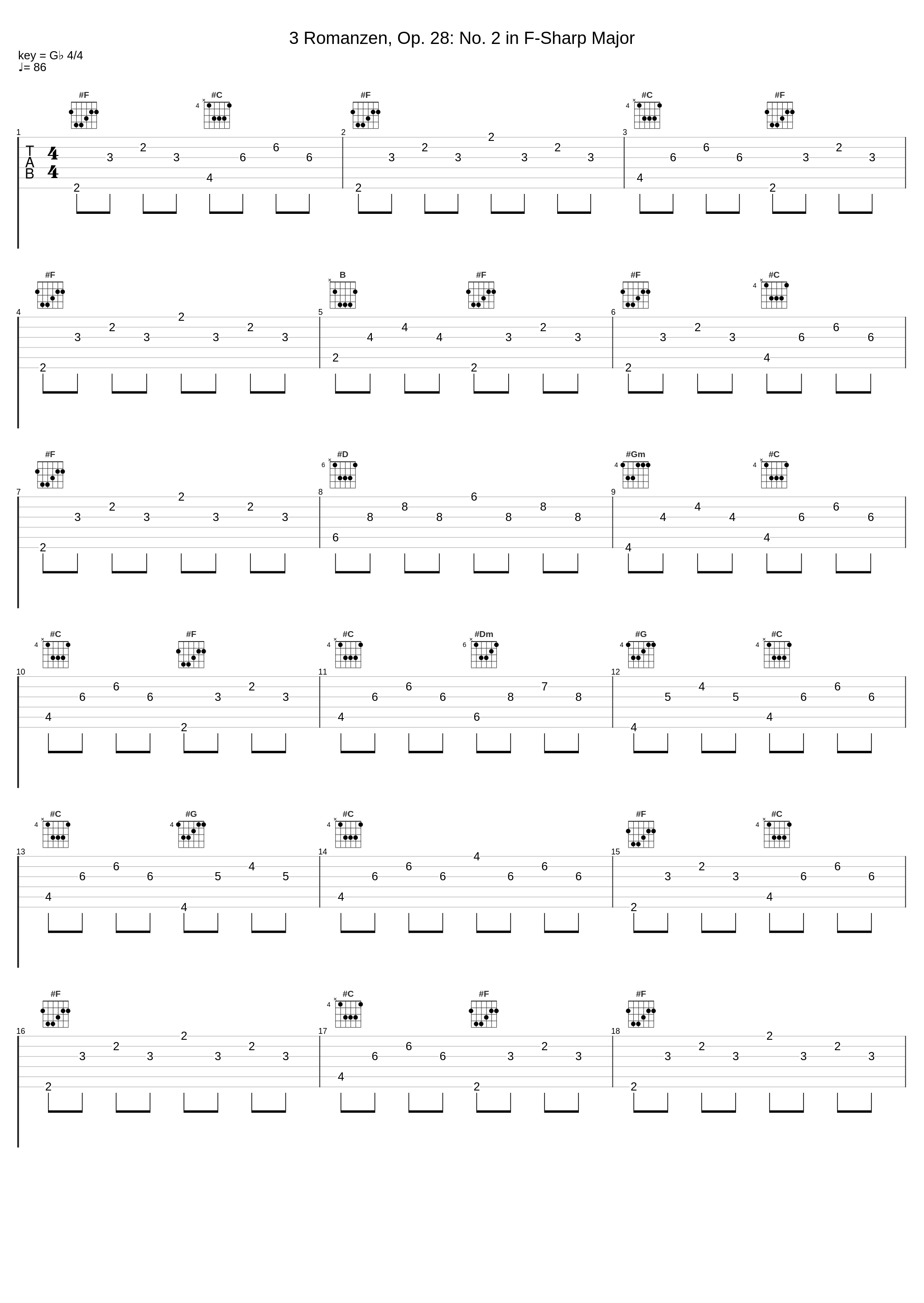 3 Romanzen, Op. 28: No. 2 in F-Sharp Major_Jenő Jandó_1