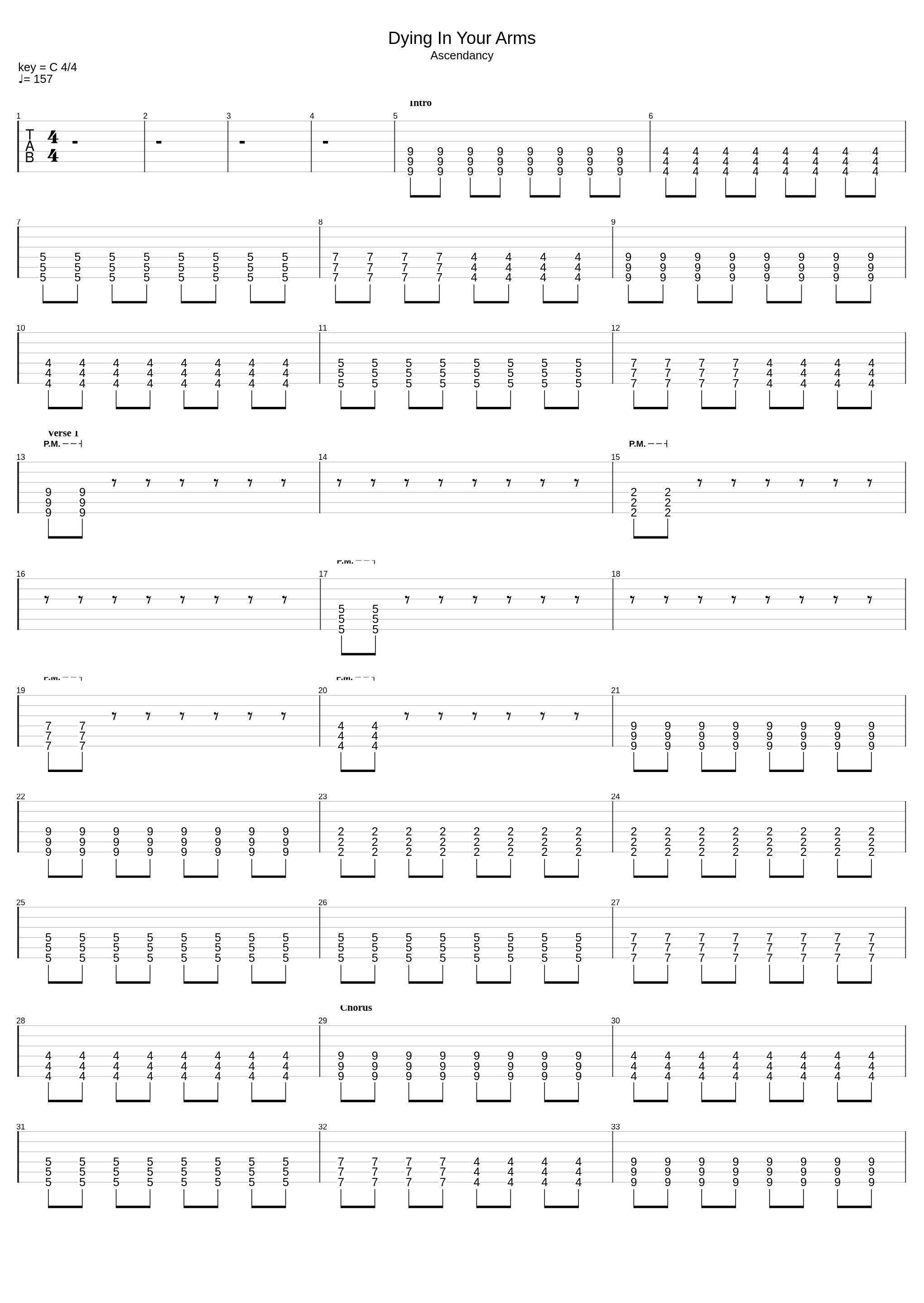 Dying In Your Arms (Drop C)_Trivium_1