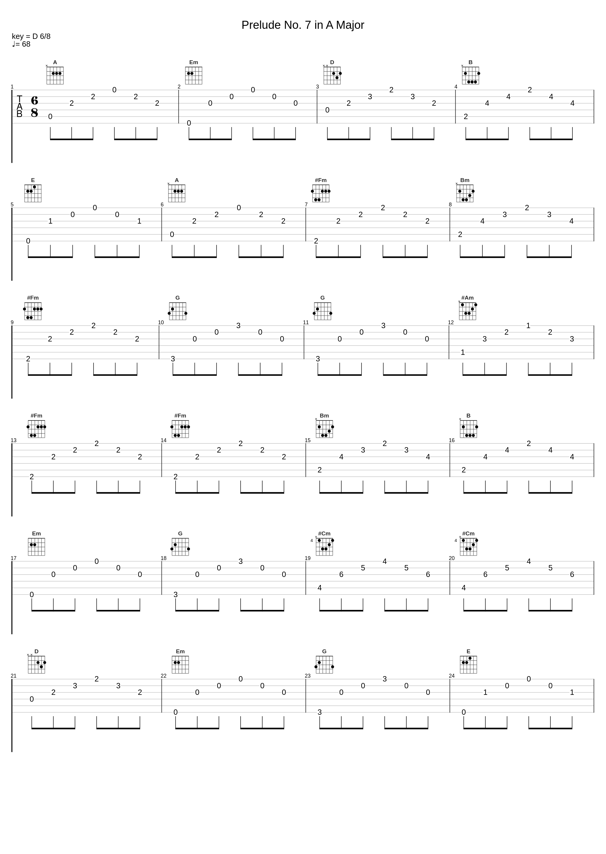 Prelude No. 7 in A Major_Asya Selyutina_1