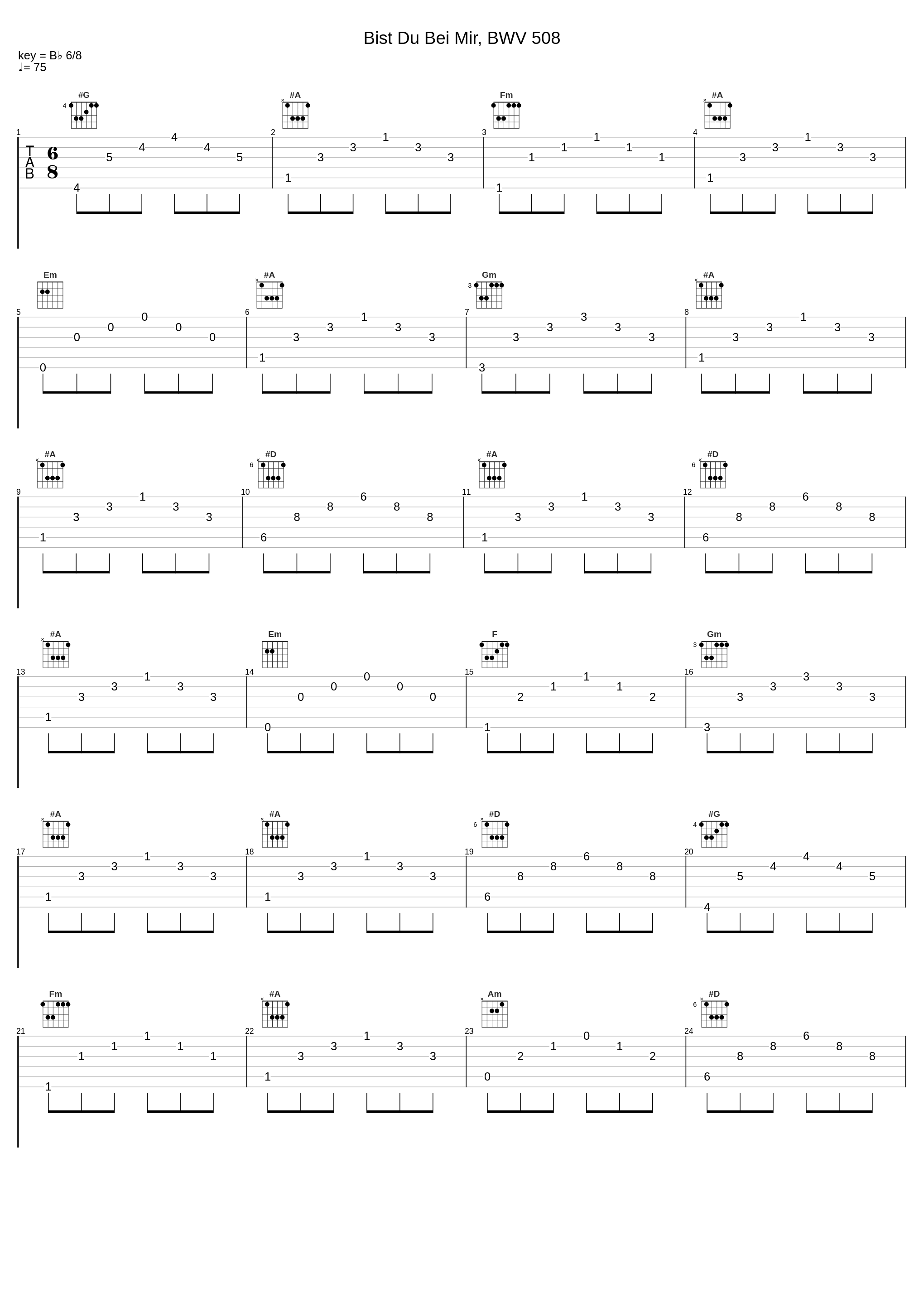 Bist Du Bei Mir, BWV 508_The Piano Girl,Johann Sebastian Bach_1