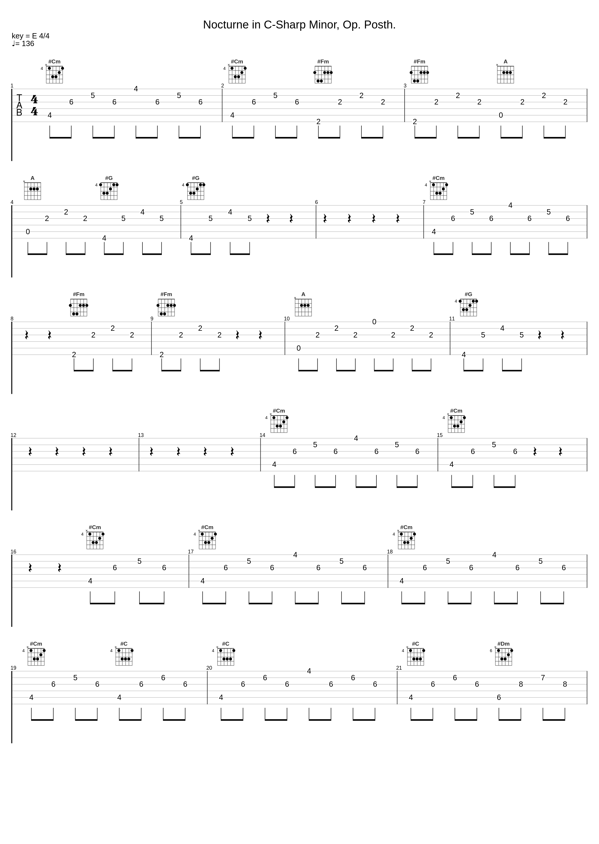 Nocturne in C-Sharp Minor, Op. Posth._赵成珍_1