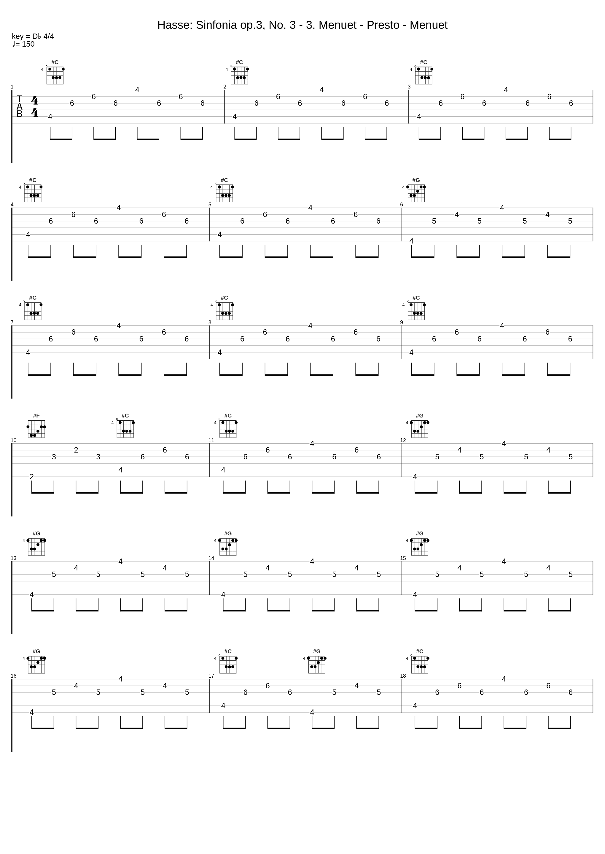 Hasse: Sinfonia op.3, No. 3 - 3. Menuet - Presto - Menuet_Musica Antiqua Köln,Reinhard Goebel_1